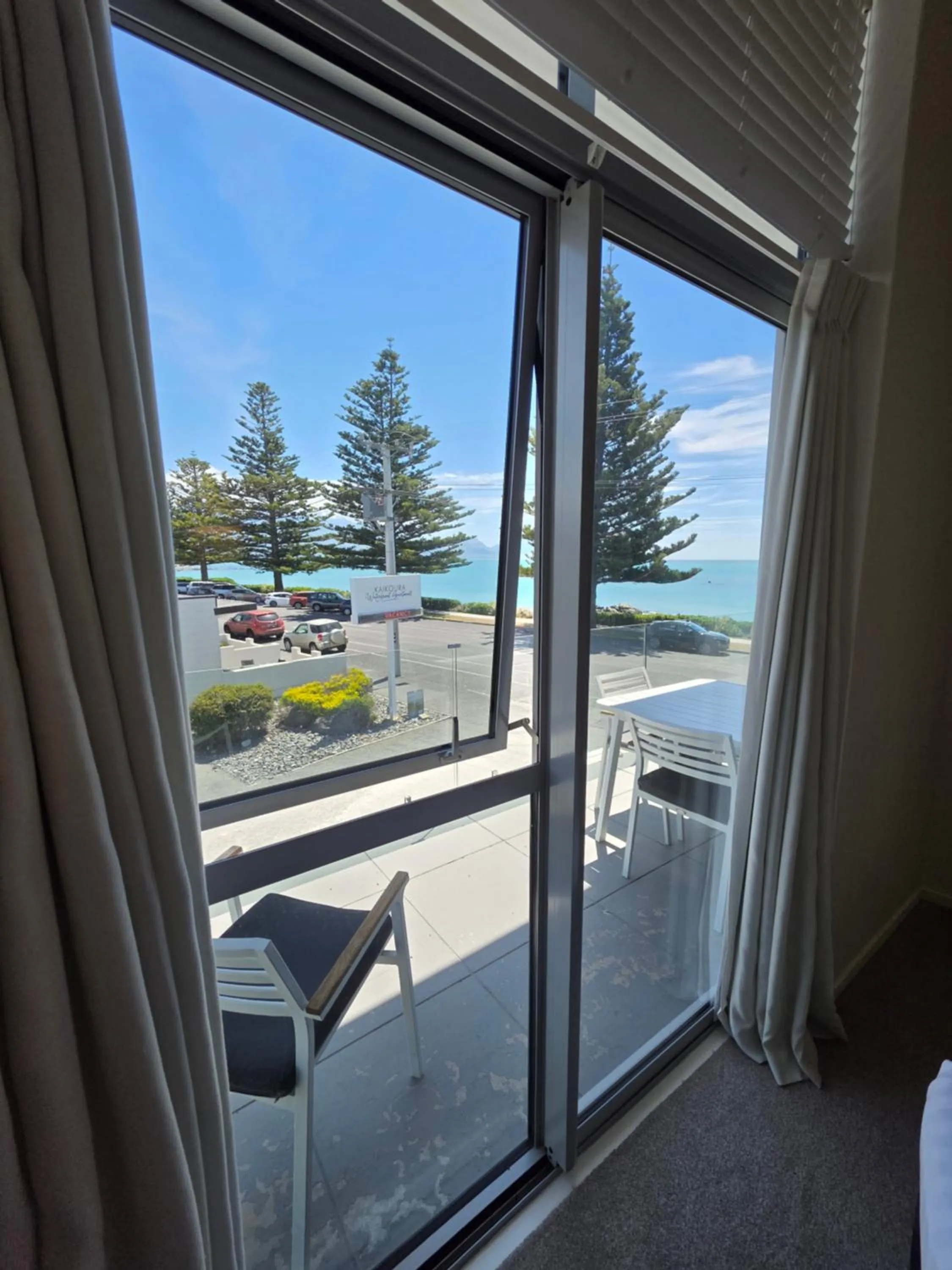 Bedroom in Kaikoura Waterfront Apartments
