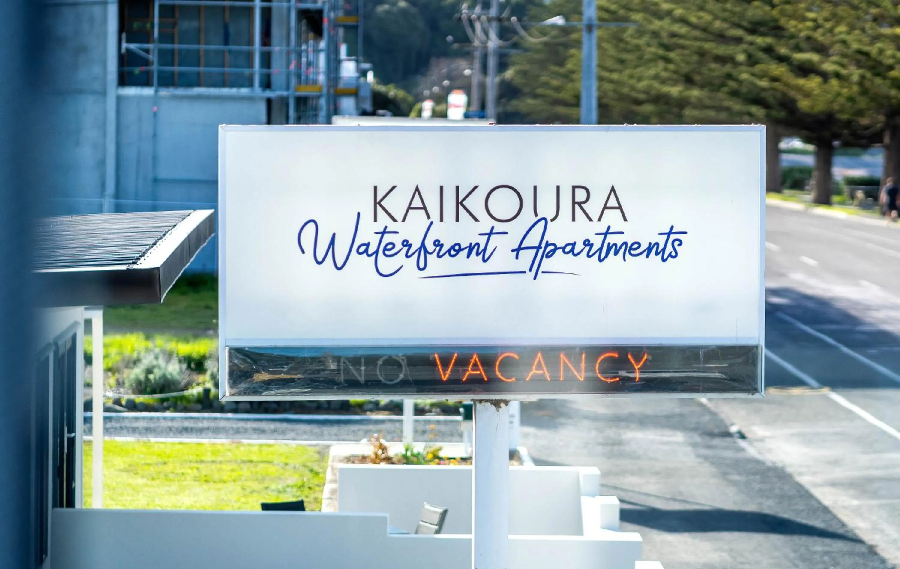 Facade/entrance in Kaikoura Waterfront Apartments