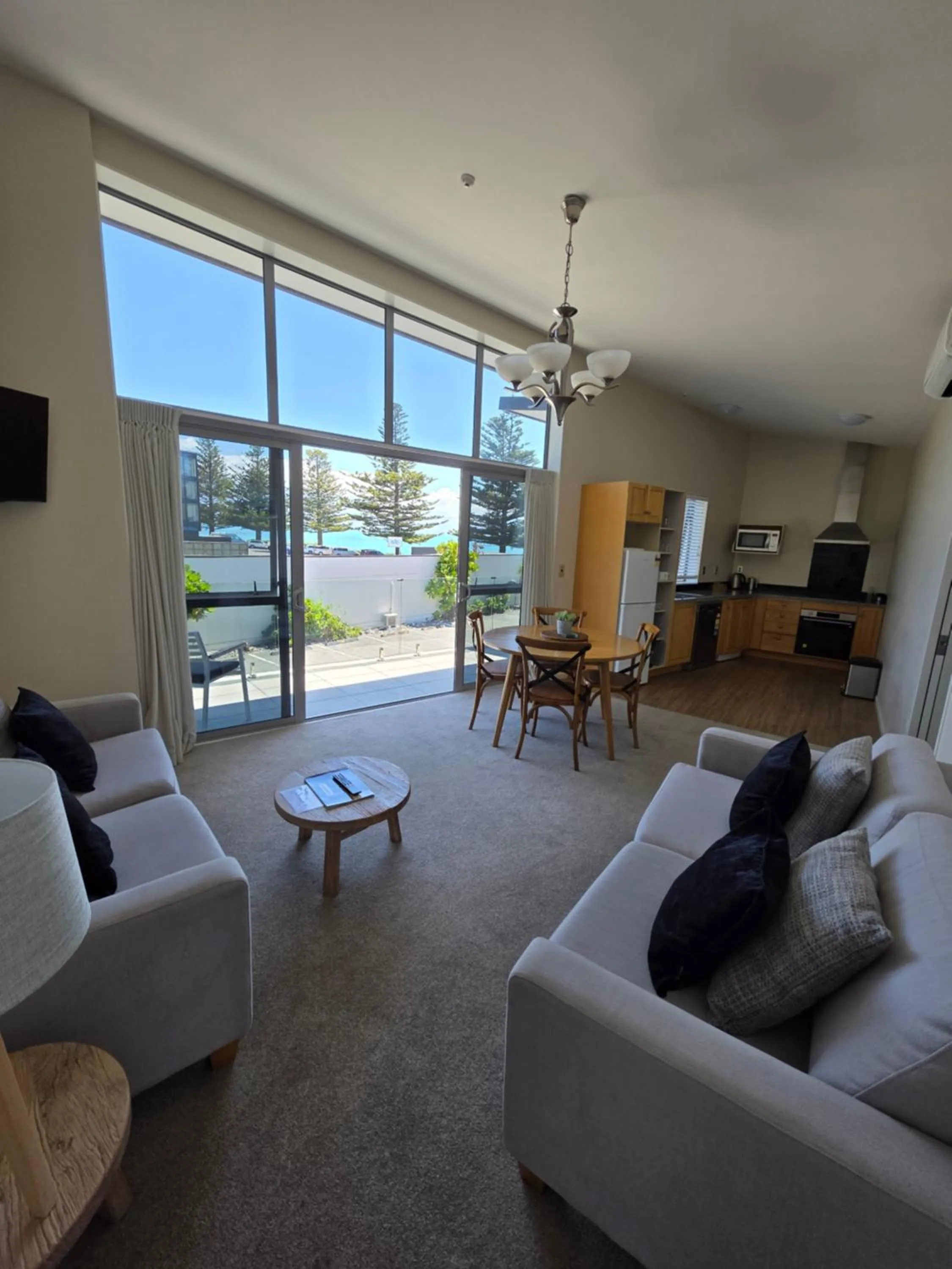 Balcony/Terrace in Kaikoura Waterfront Apartments
