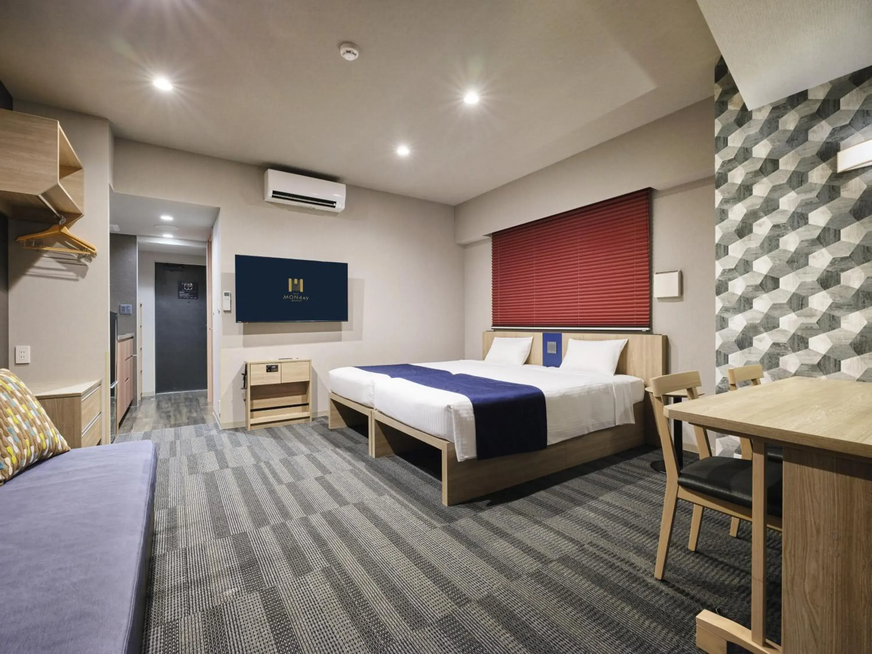 Bed in MONday Apart Hamamatsucho Daimon Bed in MONday Apart Hamamatsucho Daimon