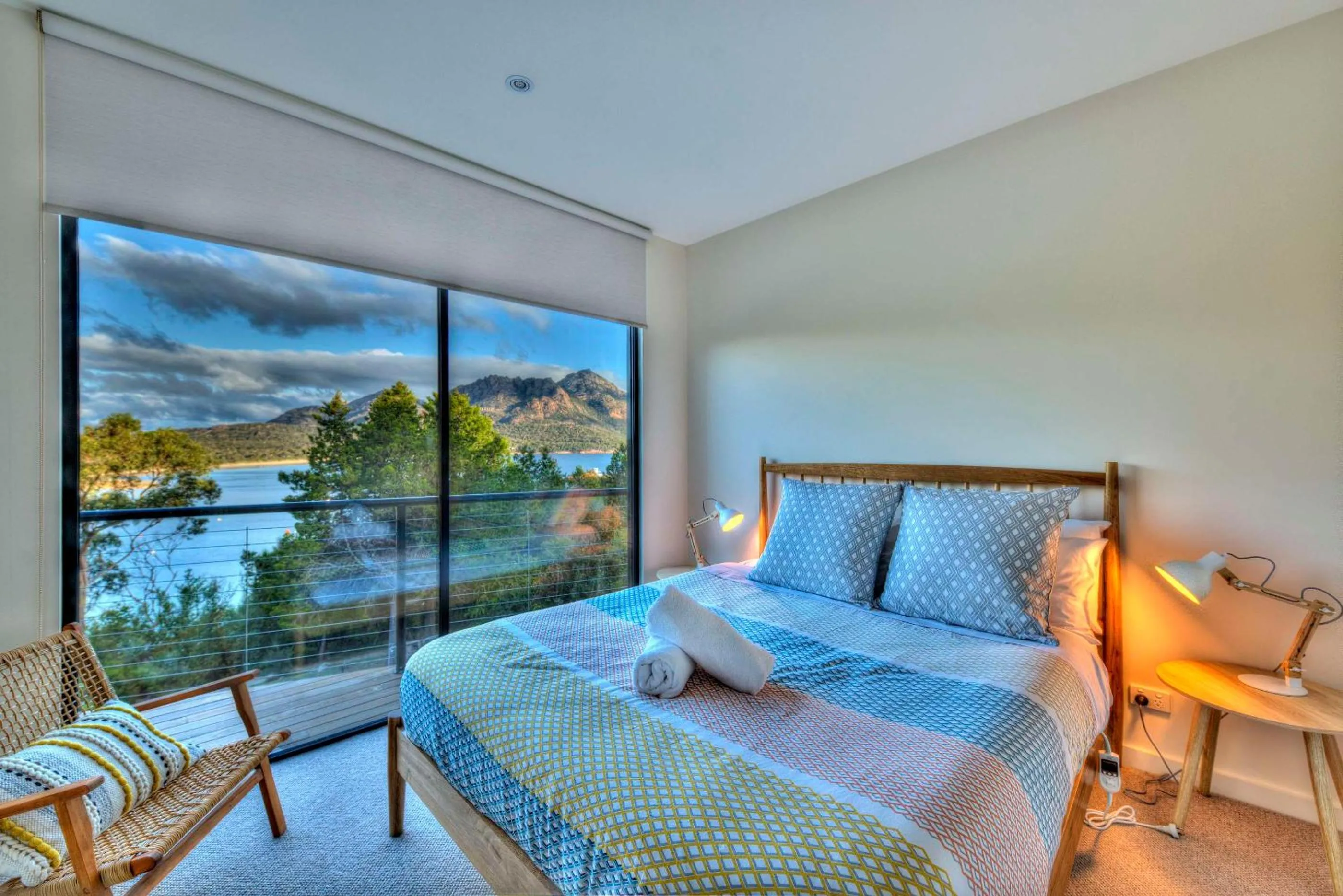 Balcony/Terrace, Bed in Furneaux