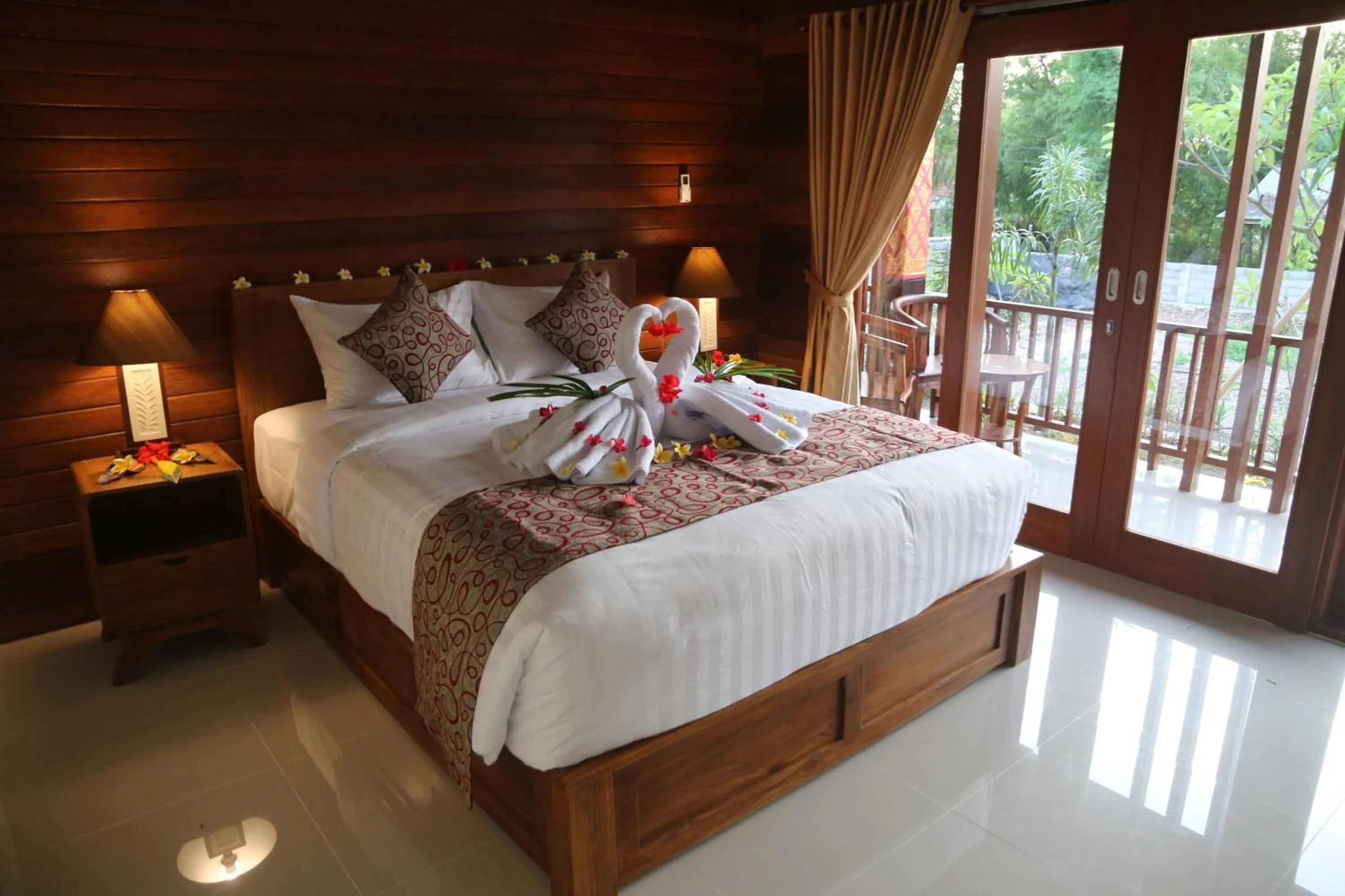 Bed in Karang Agartha Lembongan