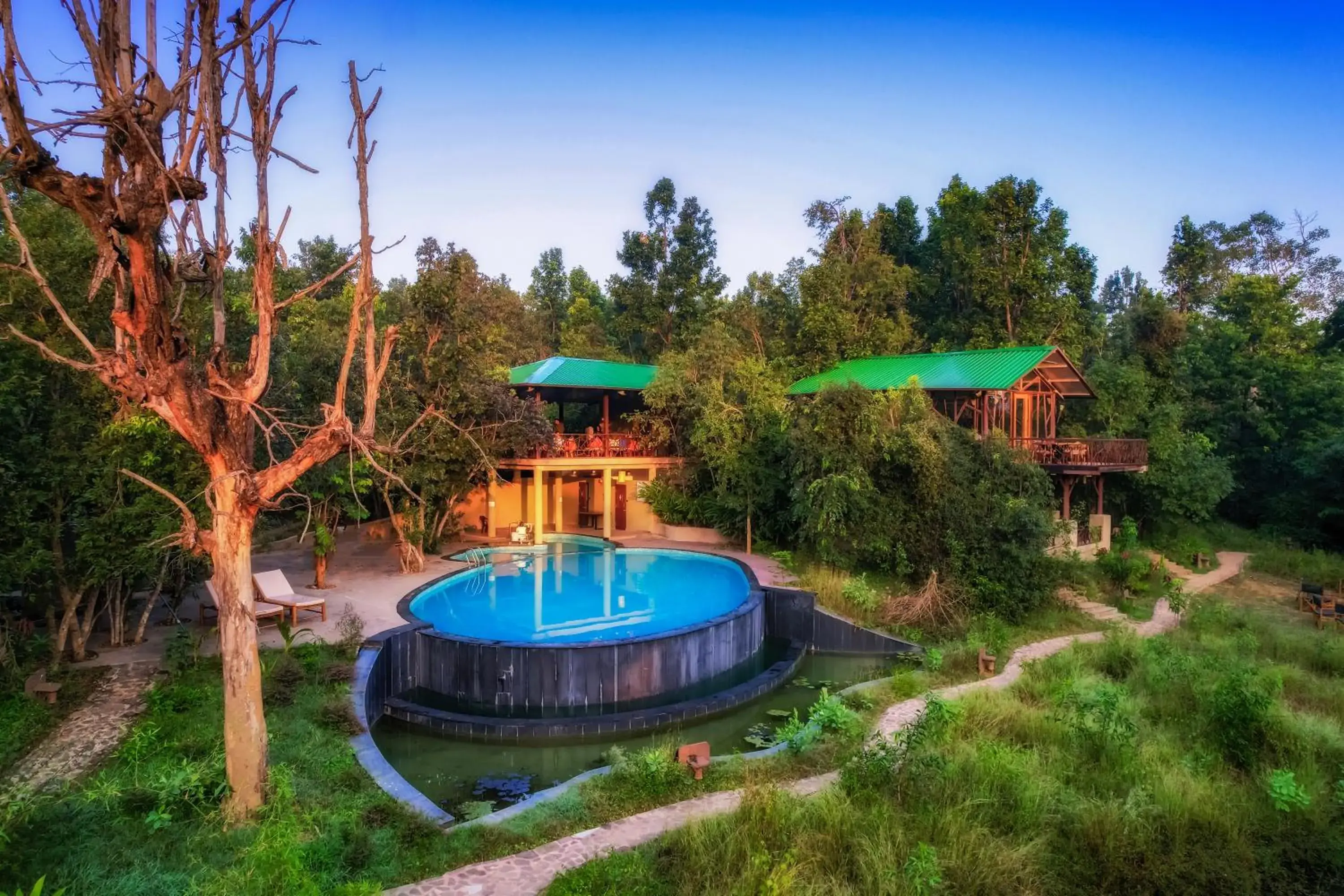 Property building in Kanha Jungle Camp Property building in Kanha Jungle Camp