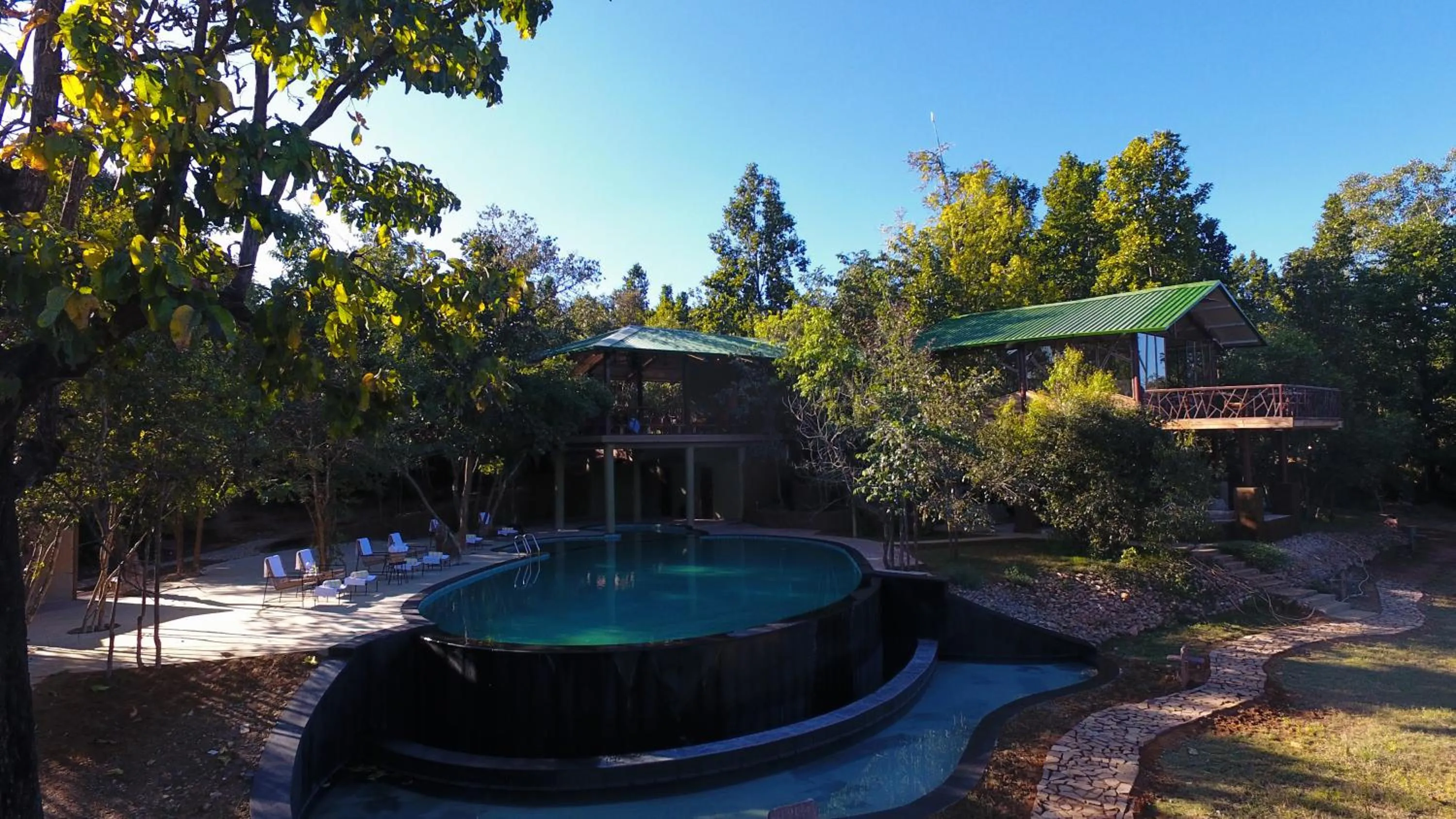 Garden in Kanha Jungle Camp