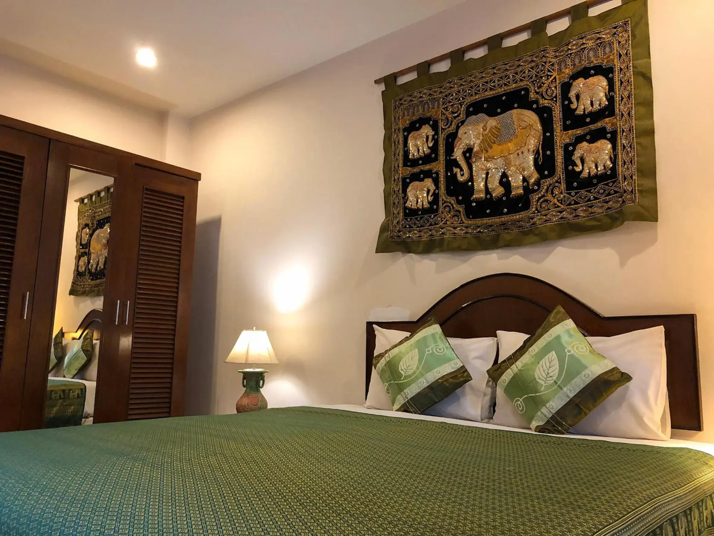 Bed in Ginis Beach Resort Bed in Ginis Beach Resort