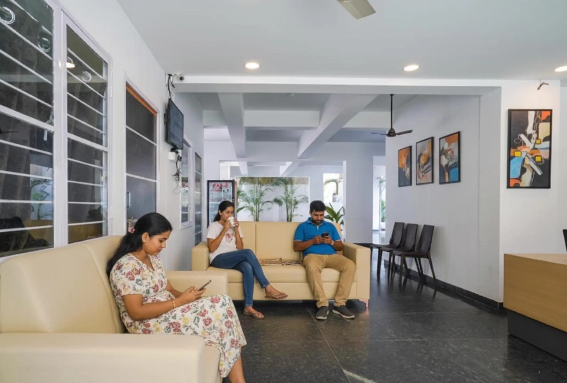 Seating area in FabHotel Serenity - Nr AIG Hospital, Gachibowli