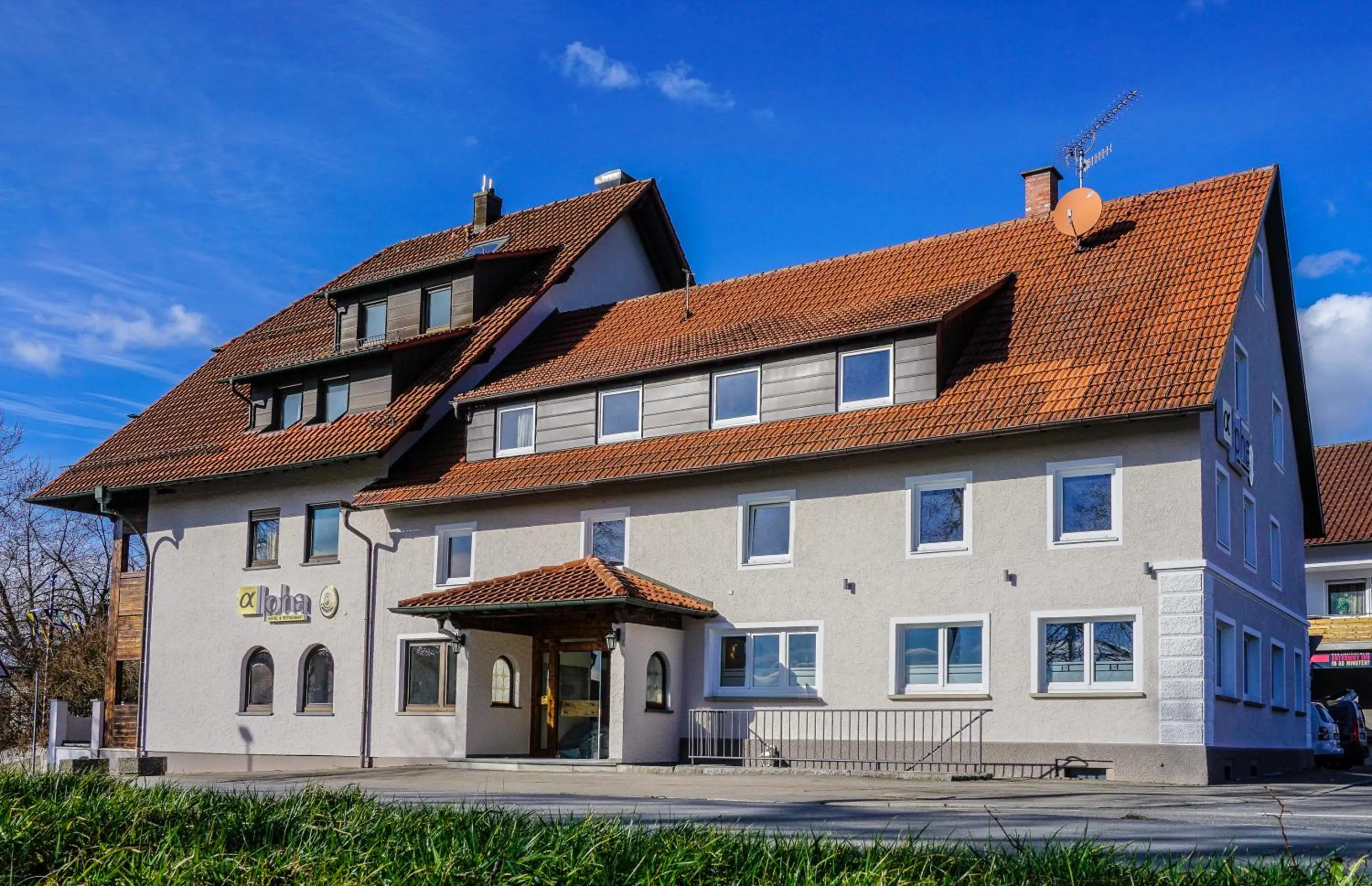 Property building in Hotel-Restaurant Alpha