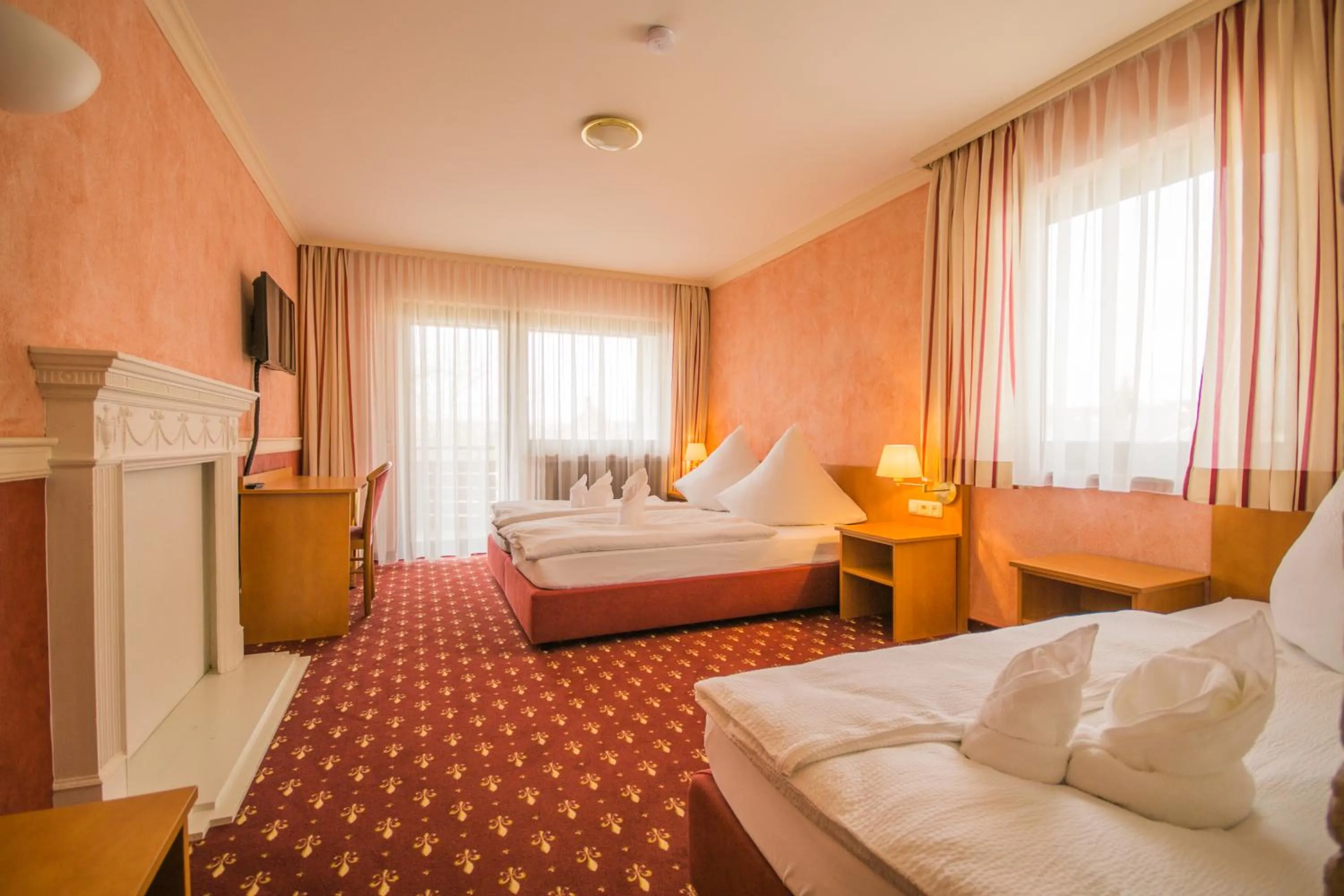 Photo of the whole room, Bed in Hotel-Restaurant Alpha