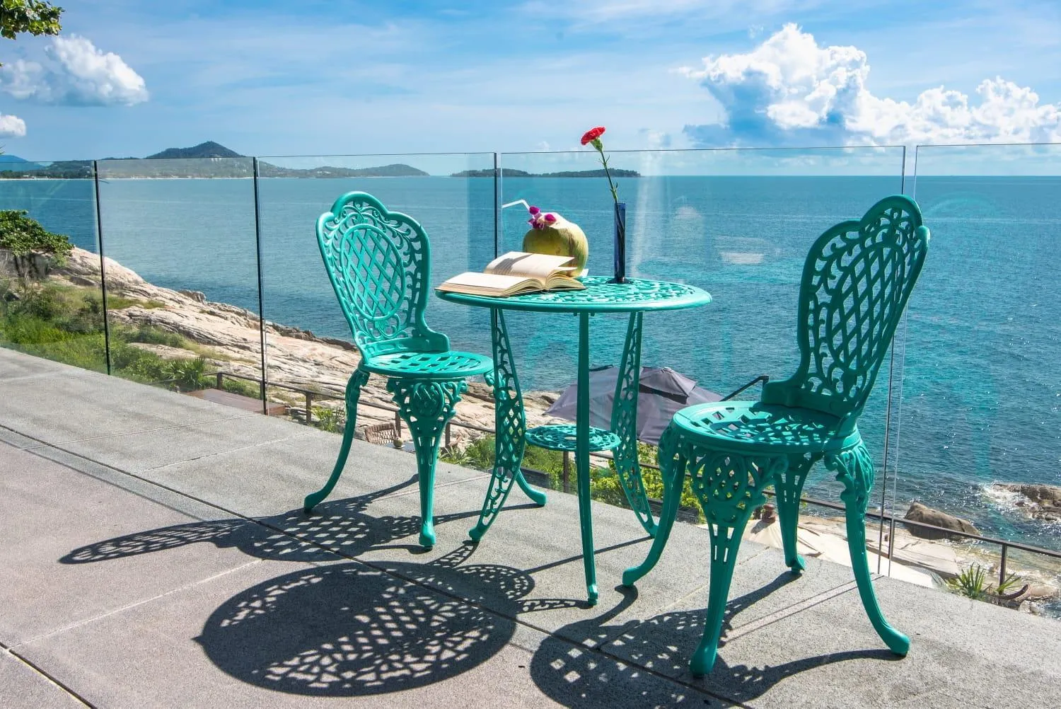 Balcony/Terrace in Villa Samayra - An Oceanfront Pool Villa, Koh Samui