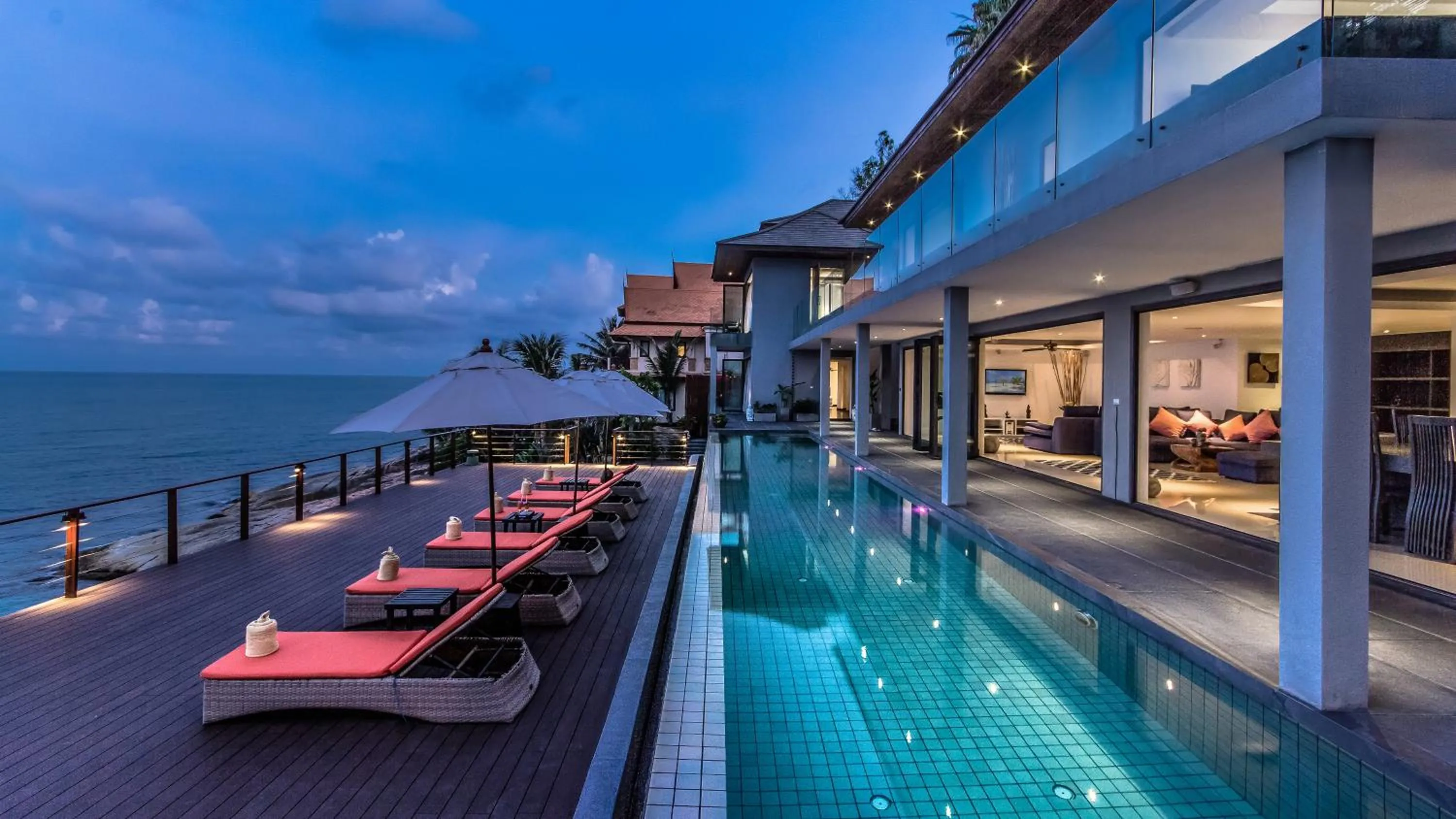 Bird's eye view in Villa Samayra - An Oceanfront Pool Villa, Koh Samui