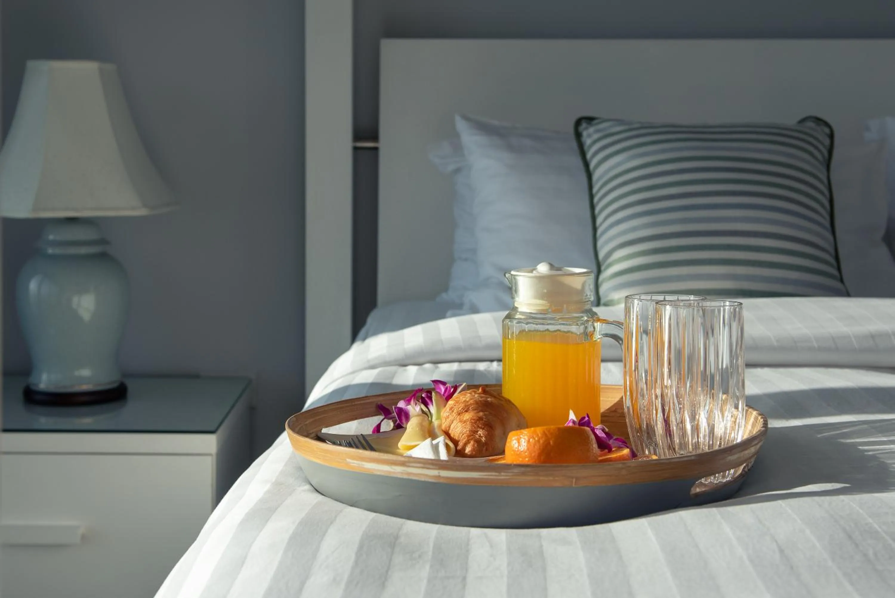 Bed in Villa Samayra - An Oceanfront Pool Villa, Koh Samui