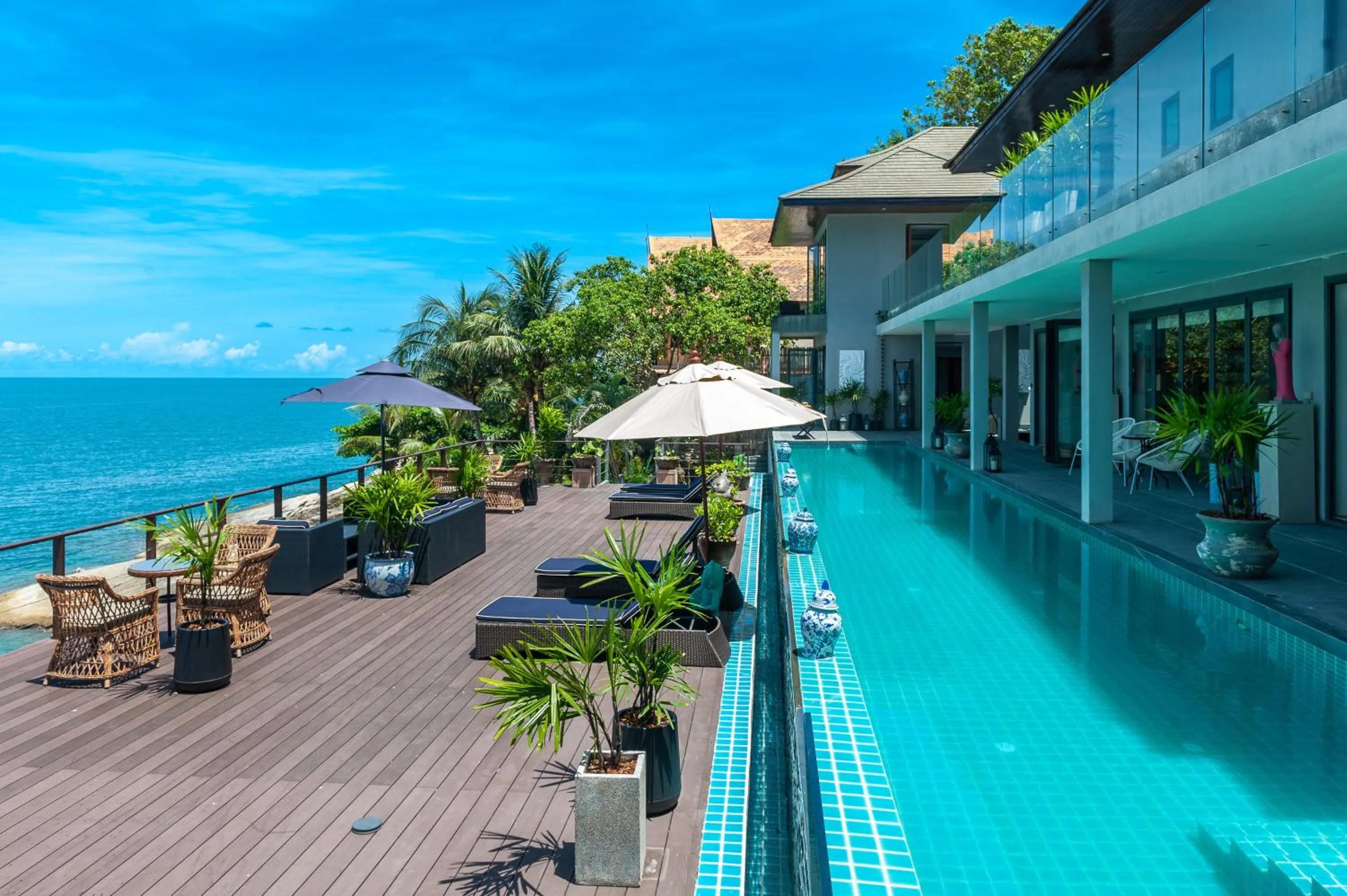 Pool view in Villa Samayra - An Oceanfront Pool Villa, Koh Samui