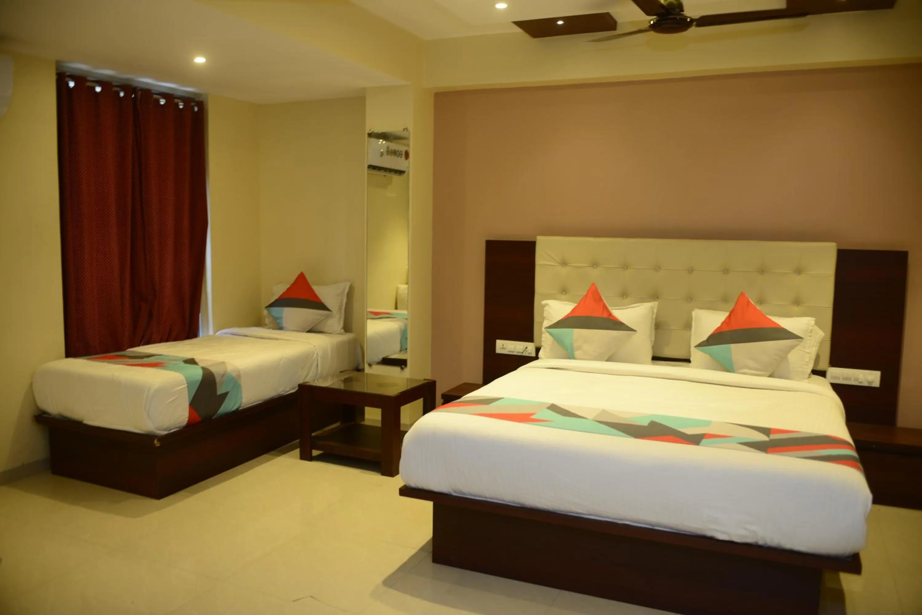 Photo of the whole room, Bed in Hotel Malad Inn opposite Malad Railway Station