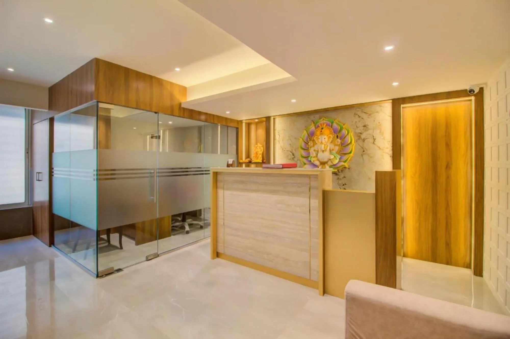 Facade/entrance in Hotel Malad Inn opposite Malad Railway Station