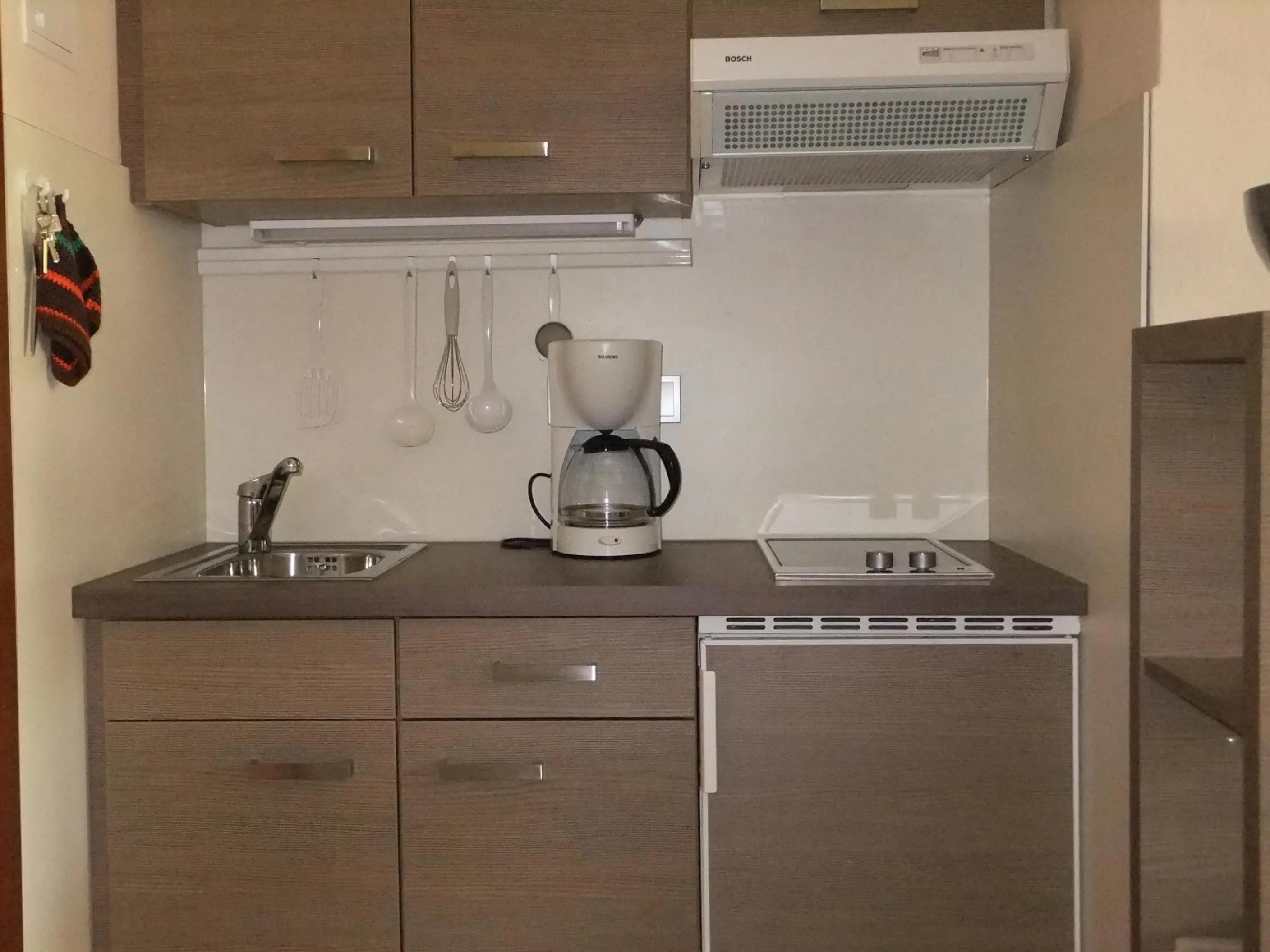 Kitchen or kitchenette in Aparthotel Christine