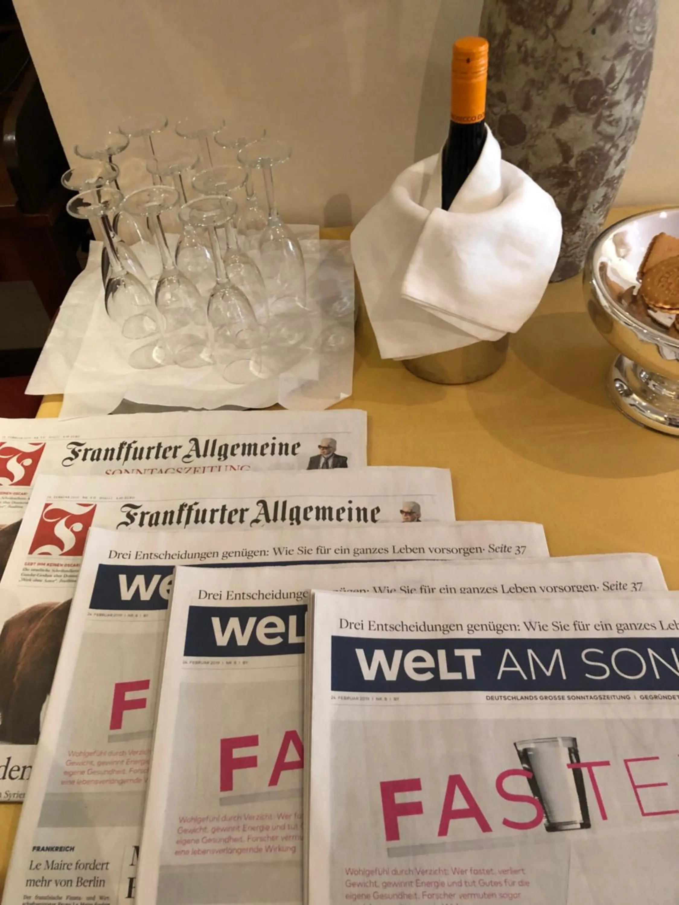 Alcoholic drinks in Aparthotel Christine