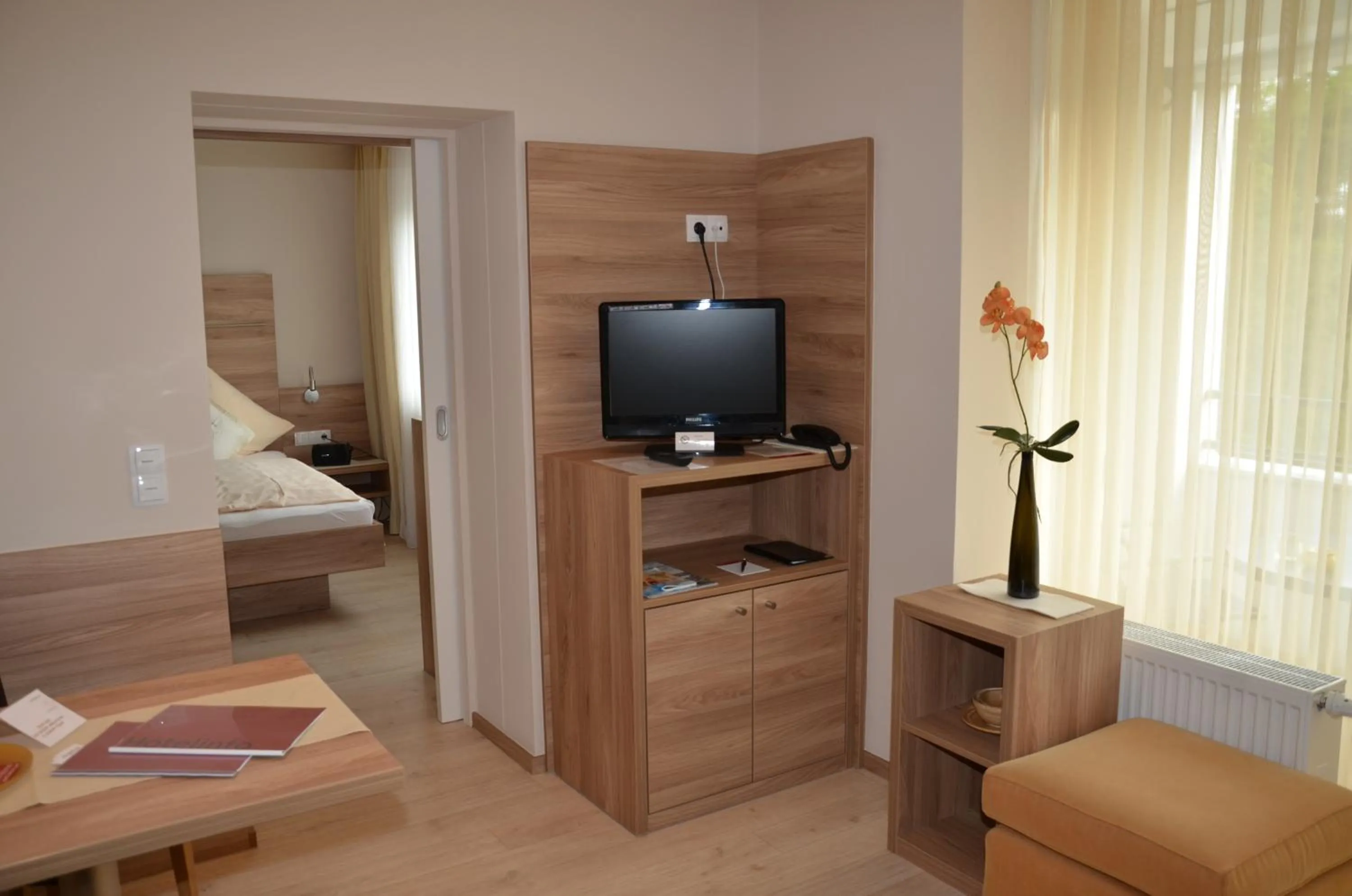 Decorative detail, Bed in Aparthotel Christine