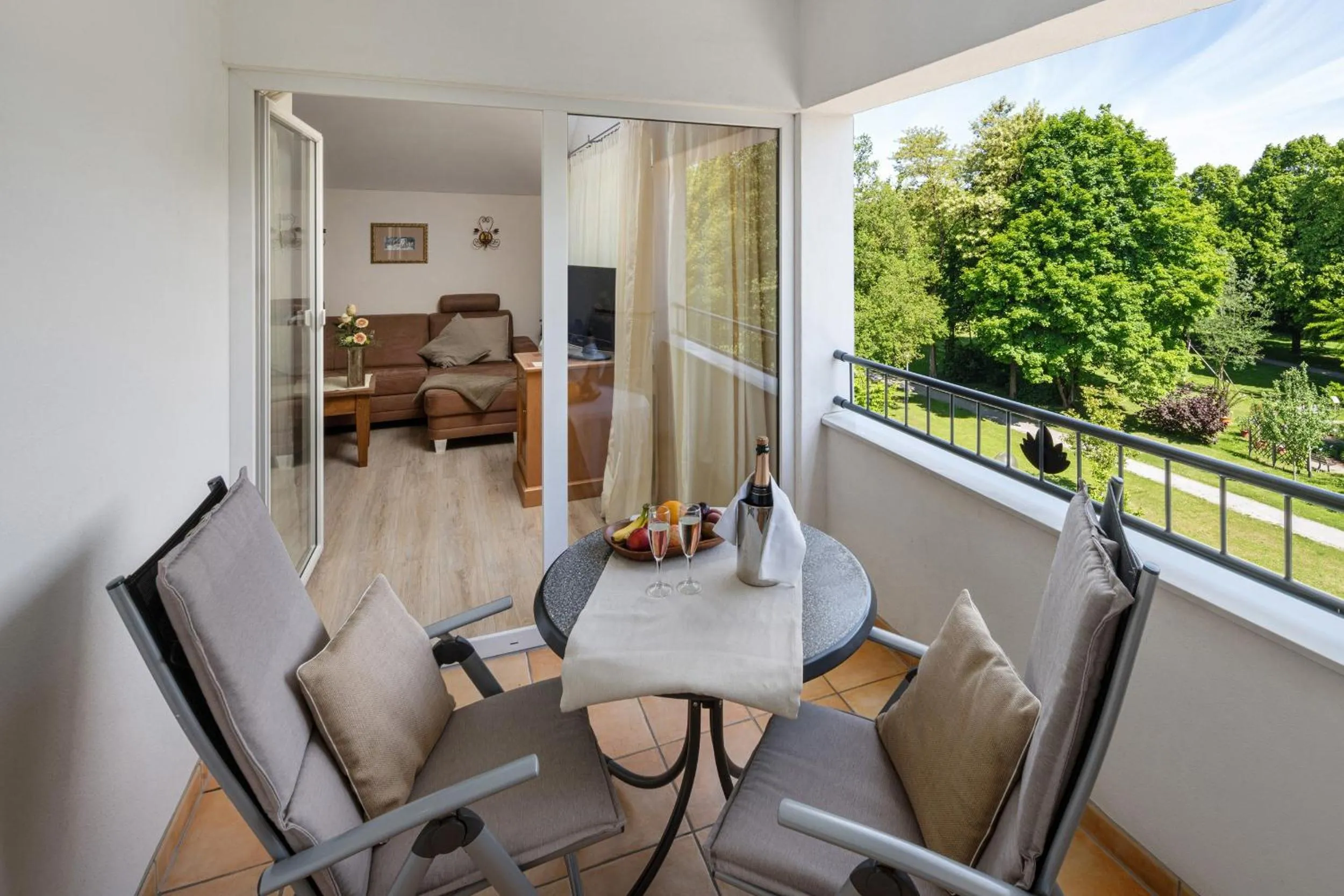 Balcony/Terrace in Aparthotel Christine