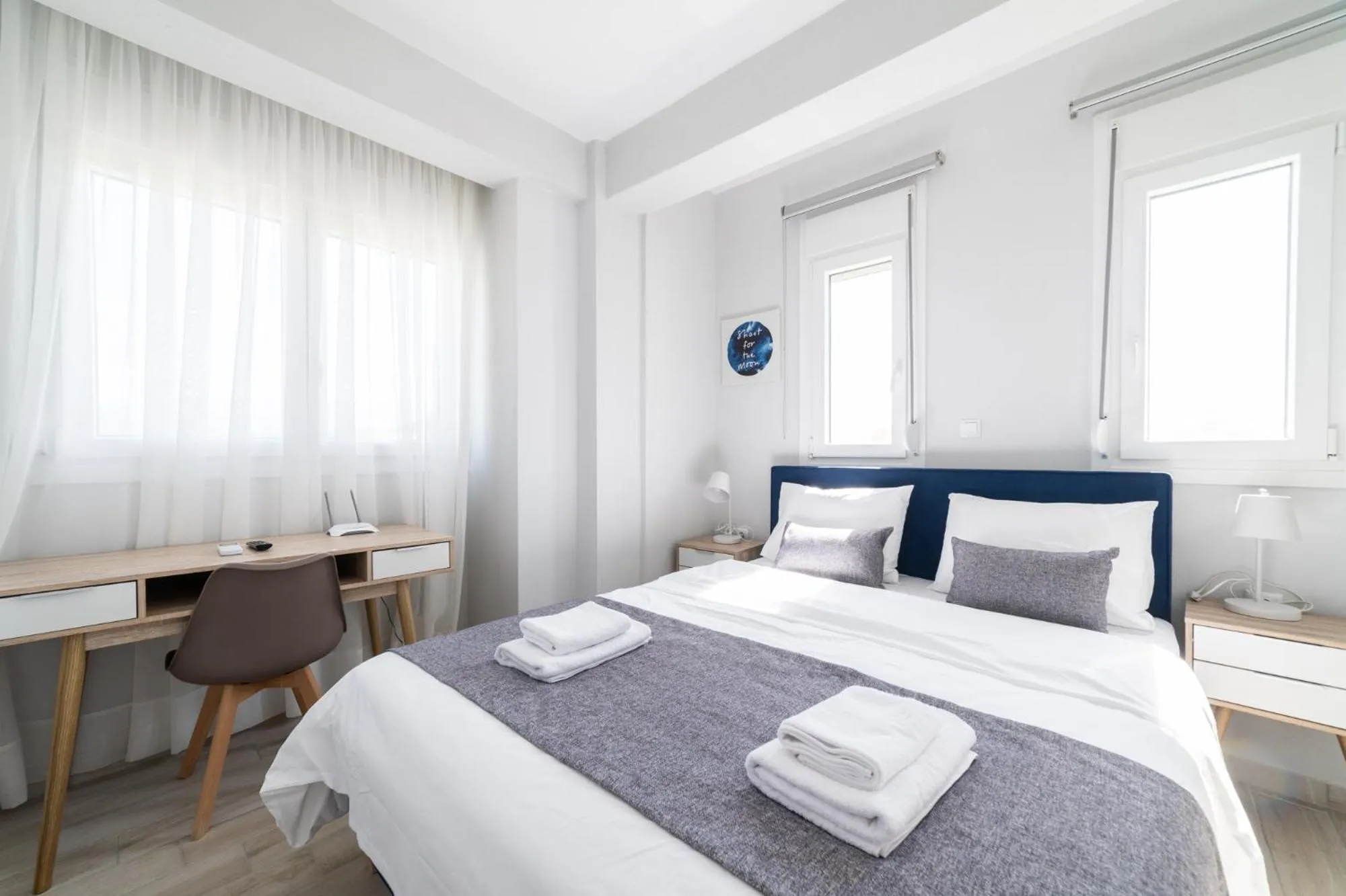 Bedroom, Bed in Thalassa & Thalassa Prive Residential Complex