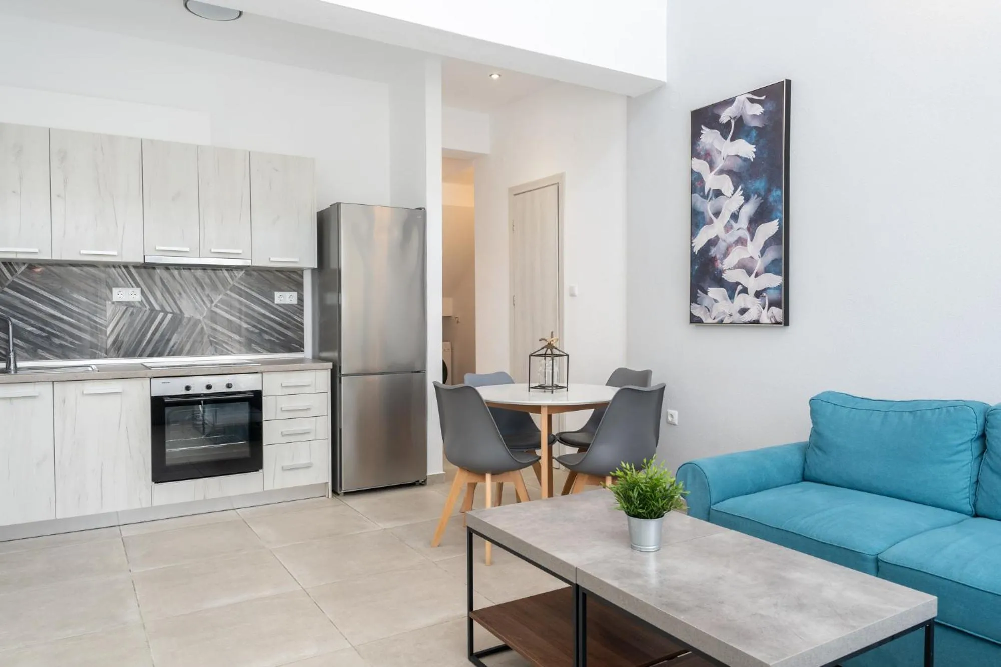 Kitchen or kitchenette in Thalassa & Thalassa Prive Residential Complex