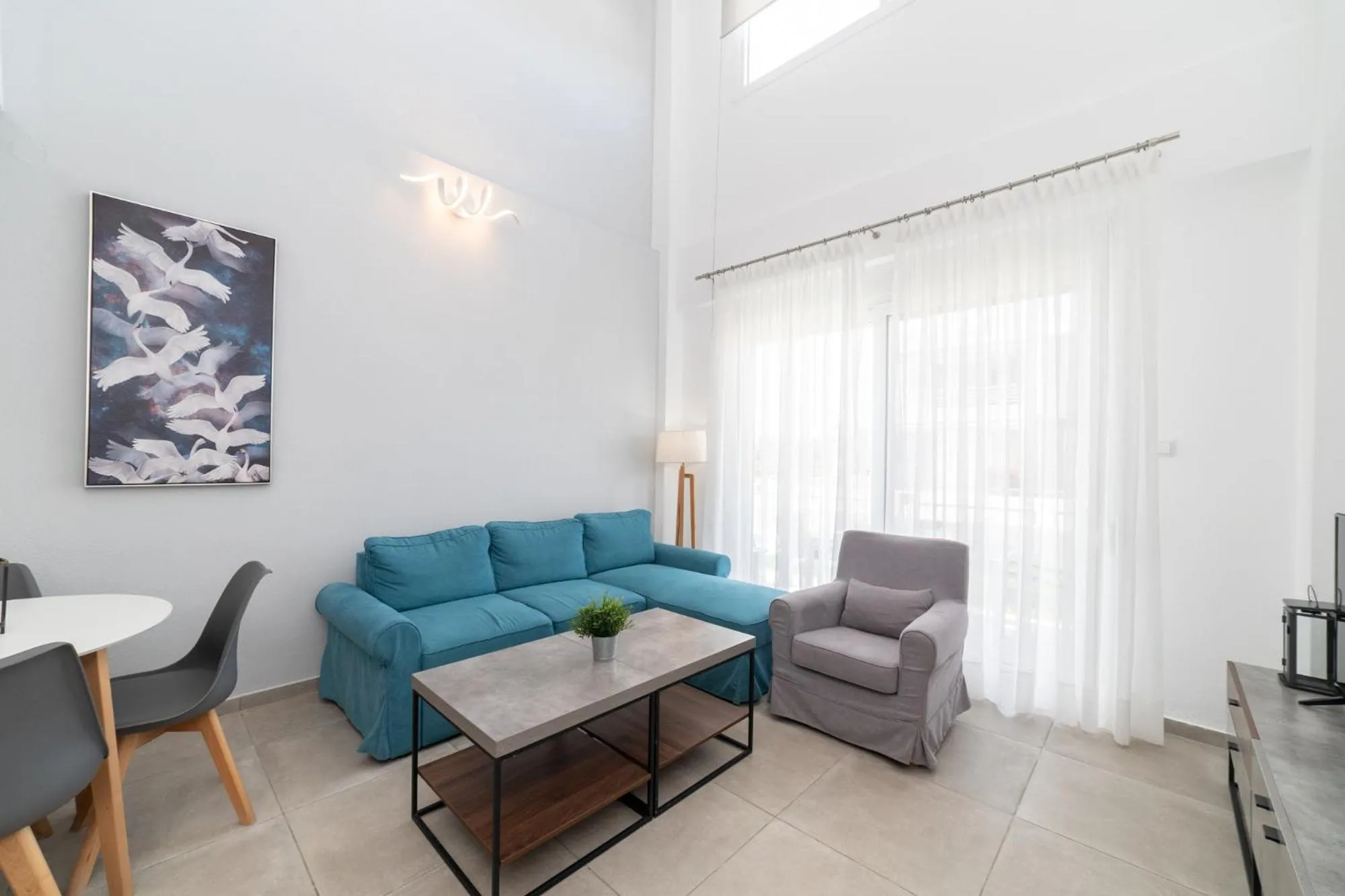 Living room in Thalassa & Thalassa Prive Residential Complex
