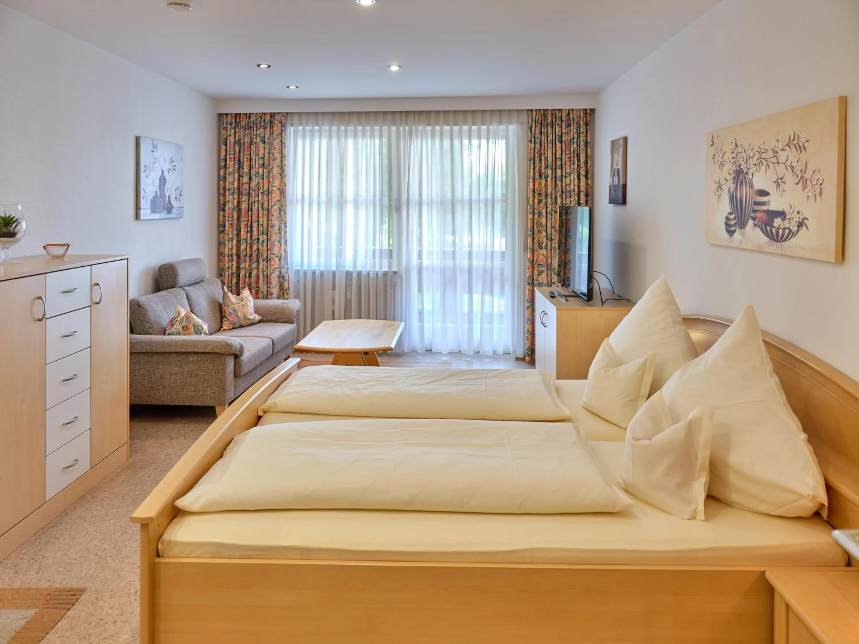 Bed in Appartement-Haus Blumenhof