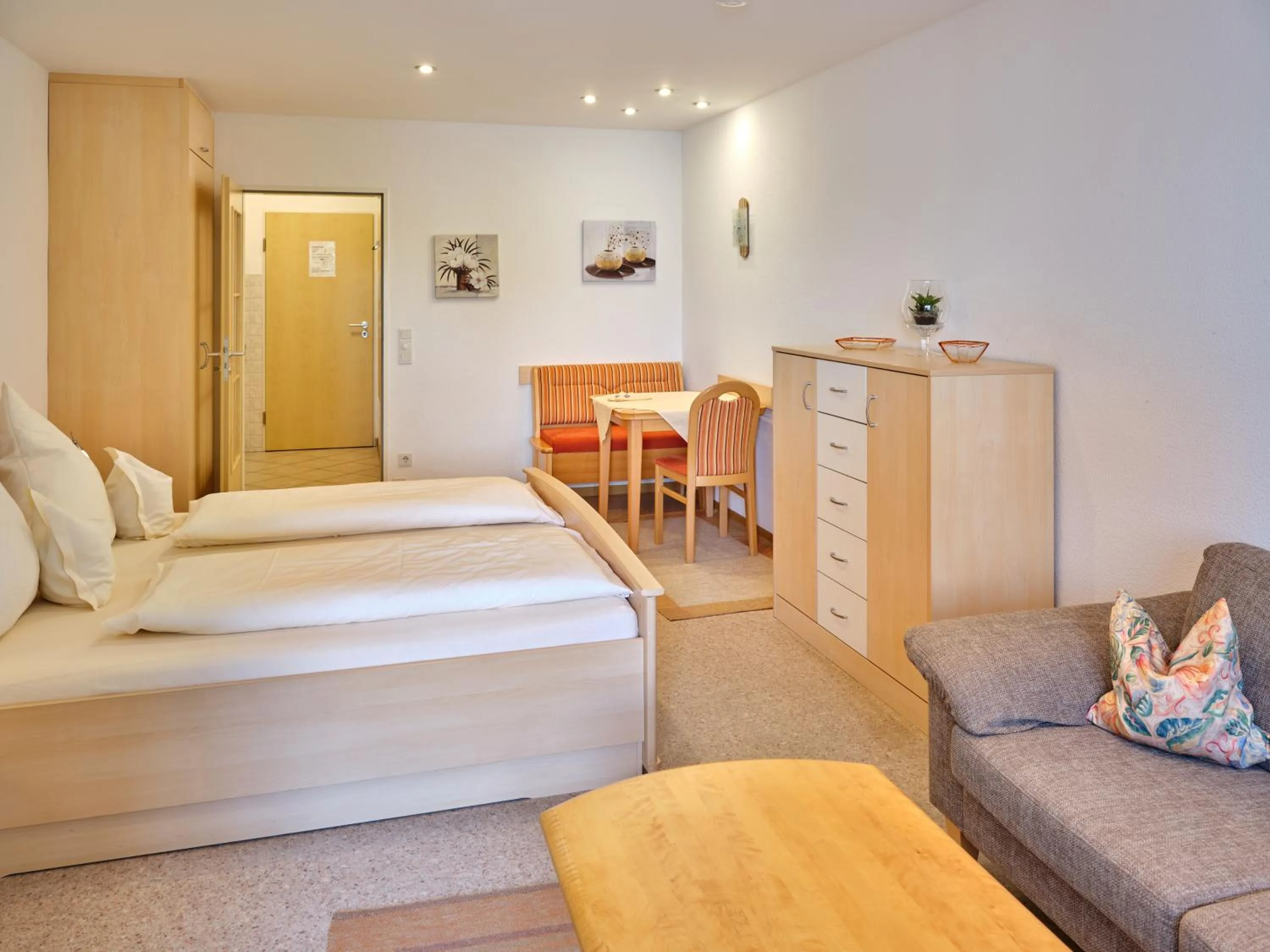 Bed in Appartement-Haus Blumenhof