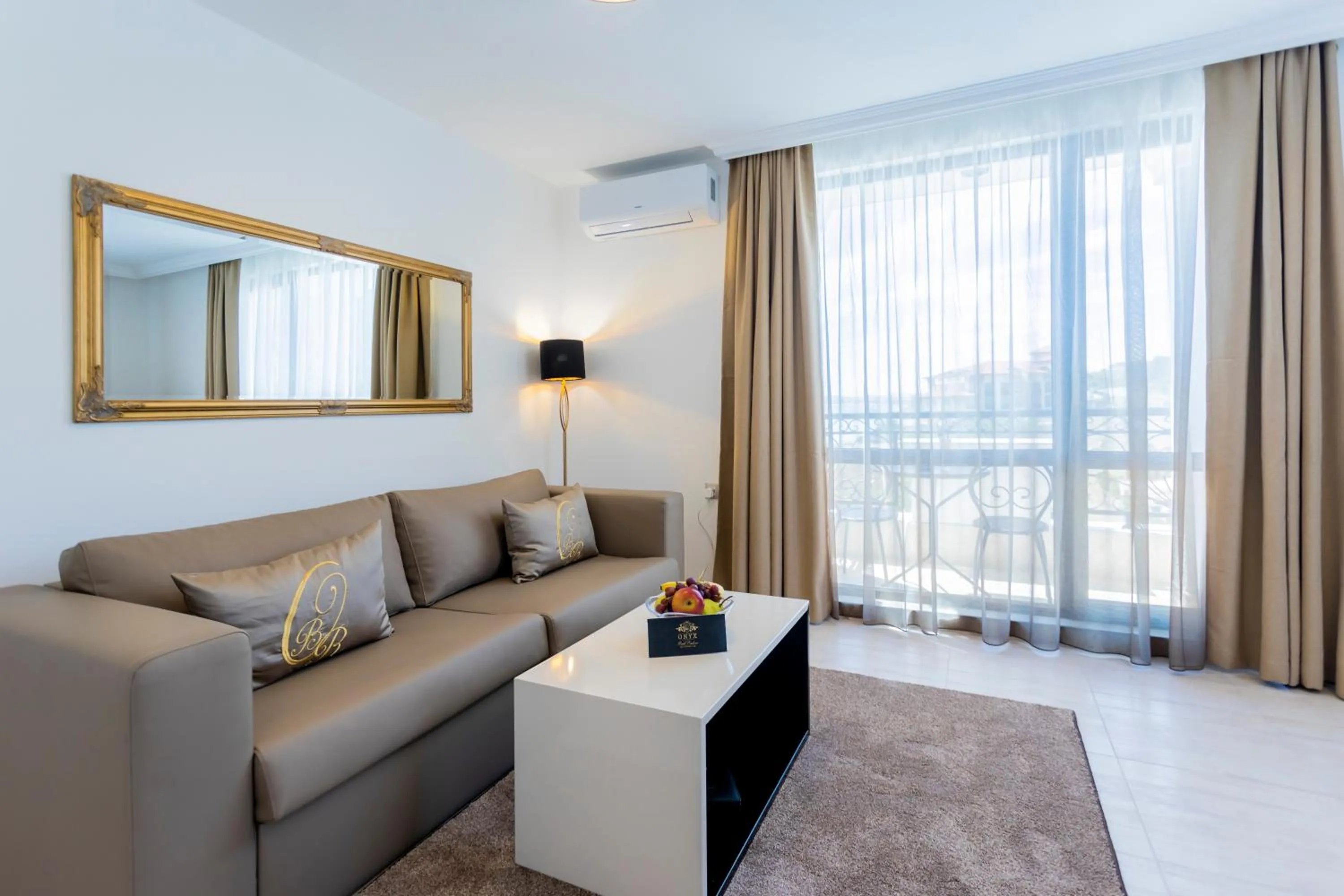 Living room in Onyx Beach Residence - Free Beach Access & Parking