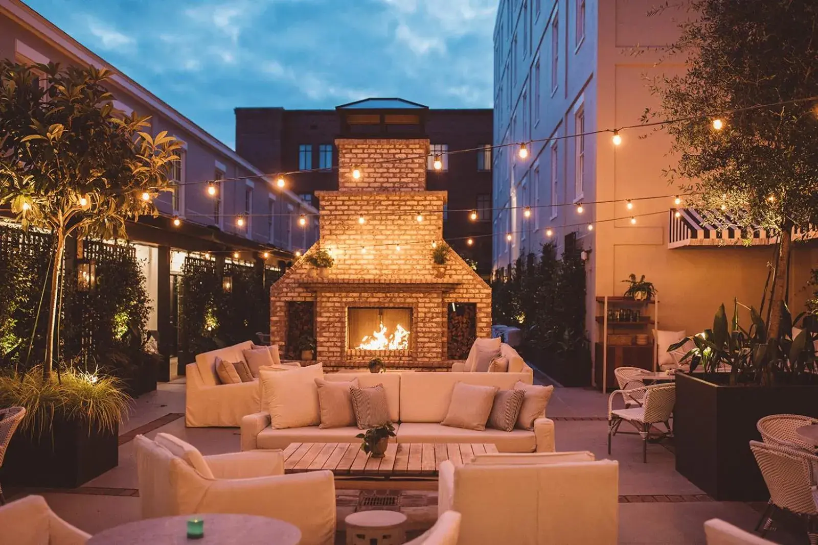 Inner courtyard view in Emeline Inner courtyard view in Emeline