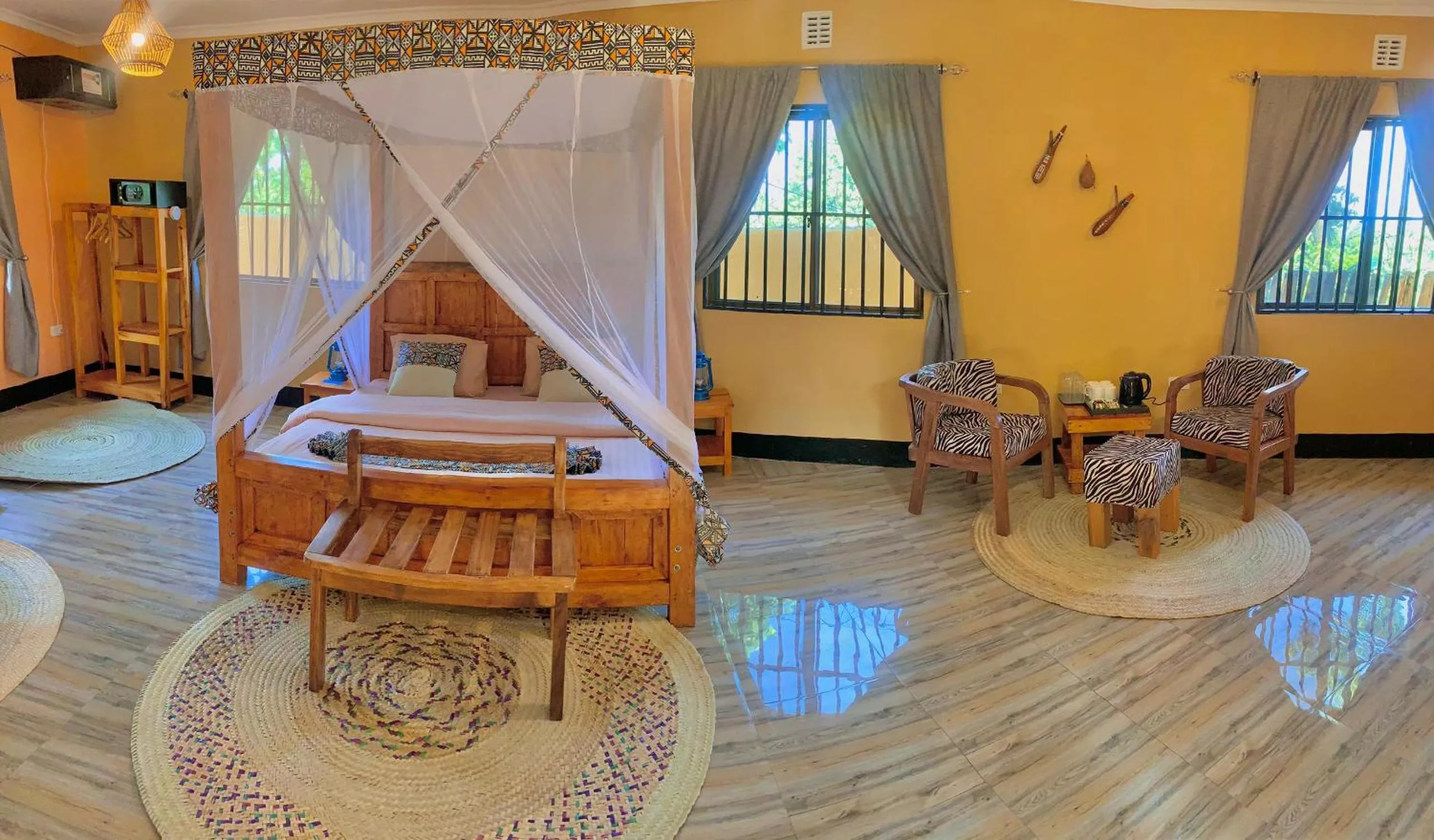 Bed in Africa Safari Arusha