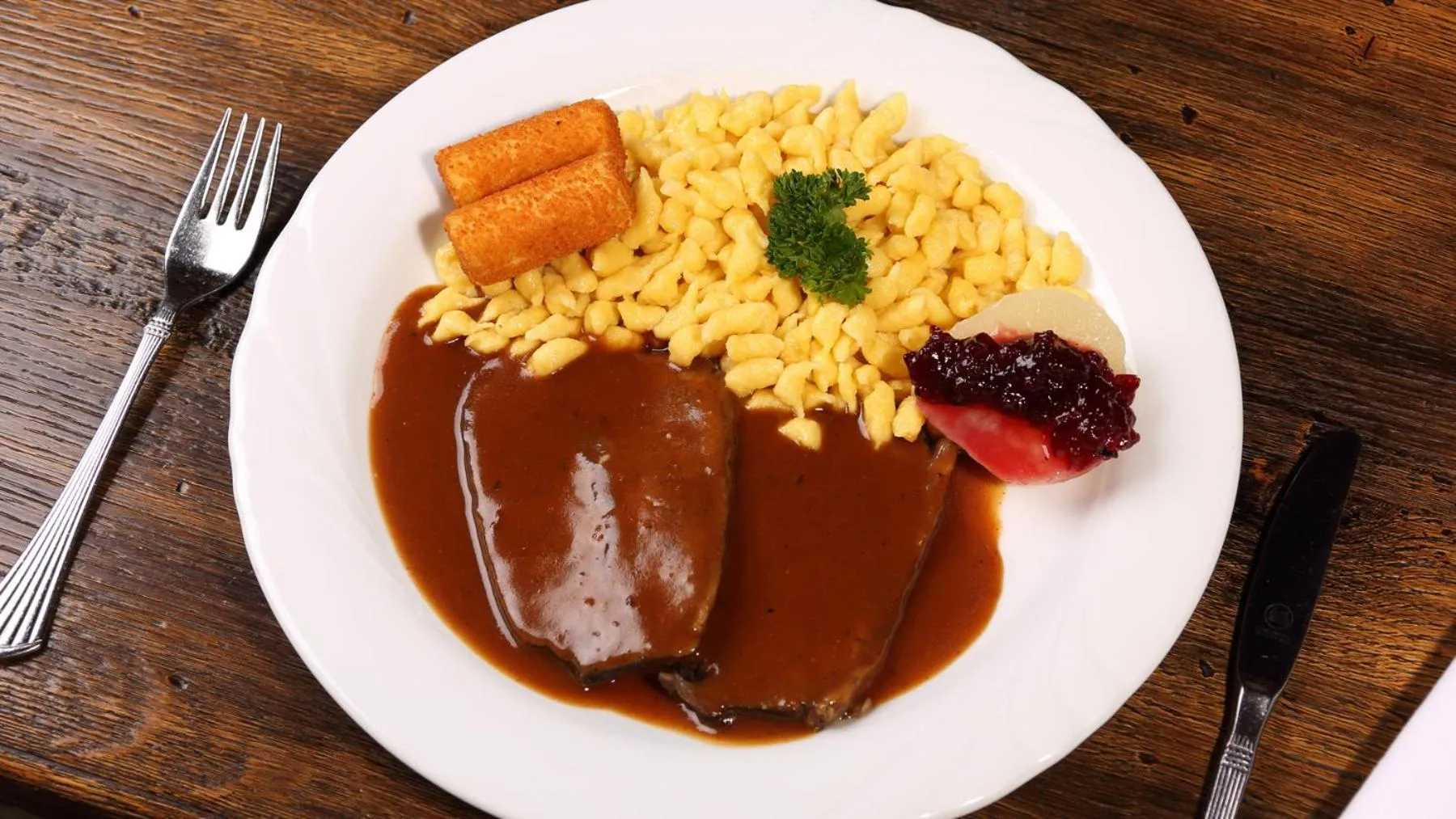 Food close-up in Vilstaler Hof Landgasthof & Hotel