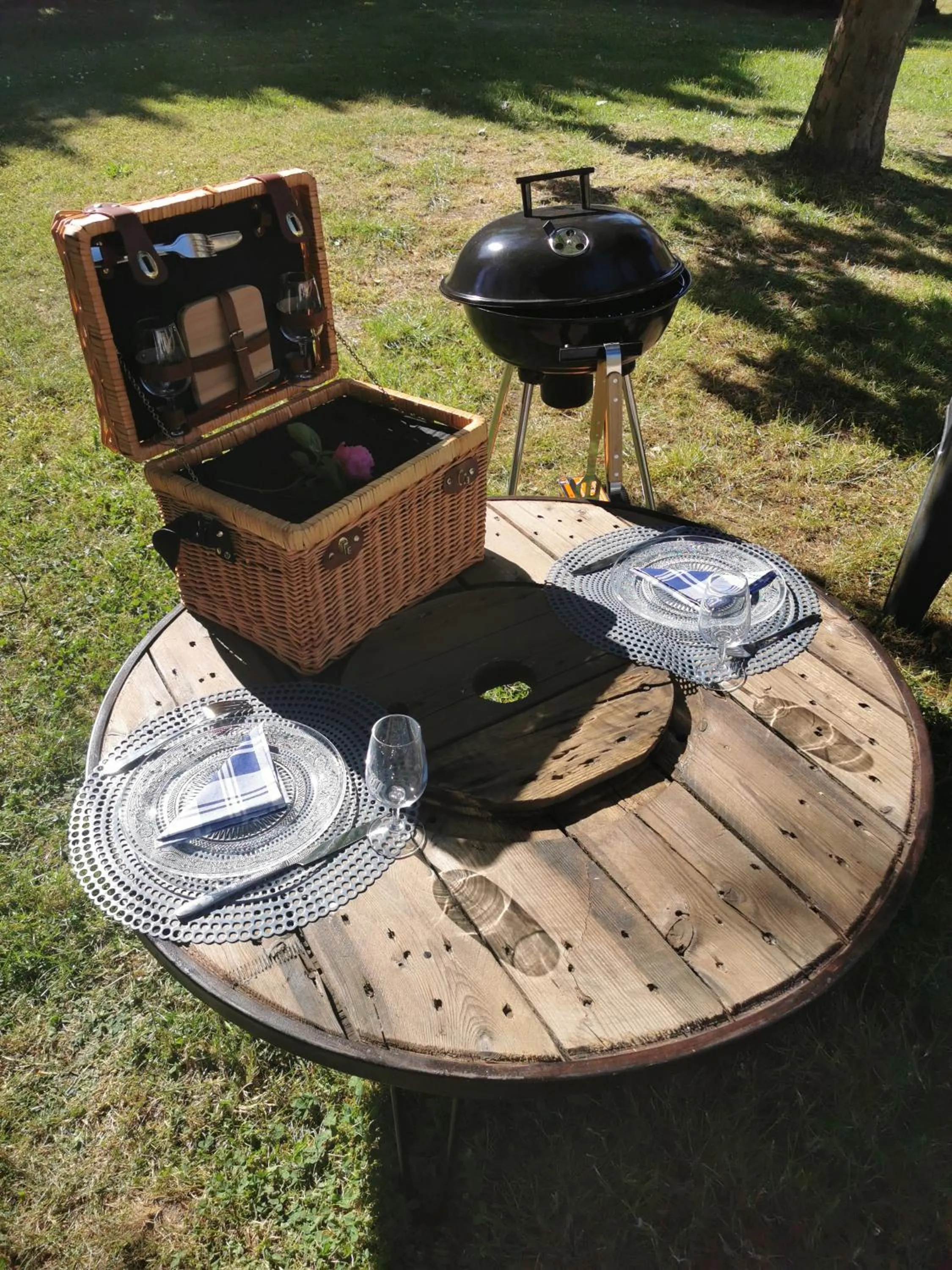 Patio in La Ferme de Valeuse