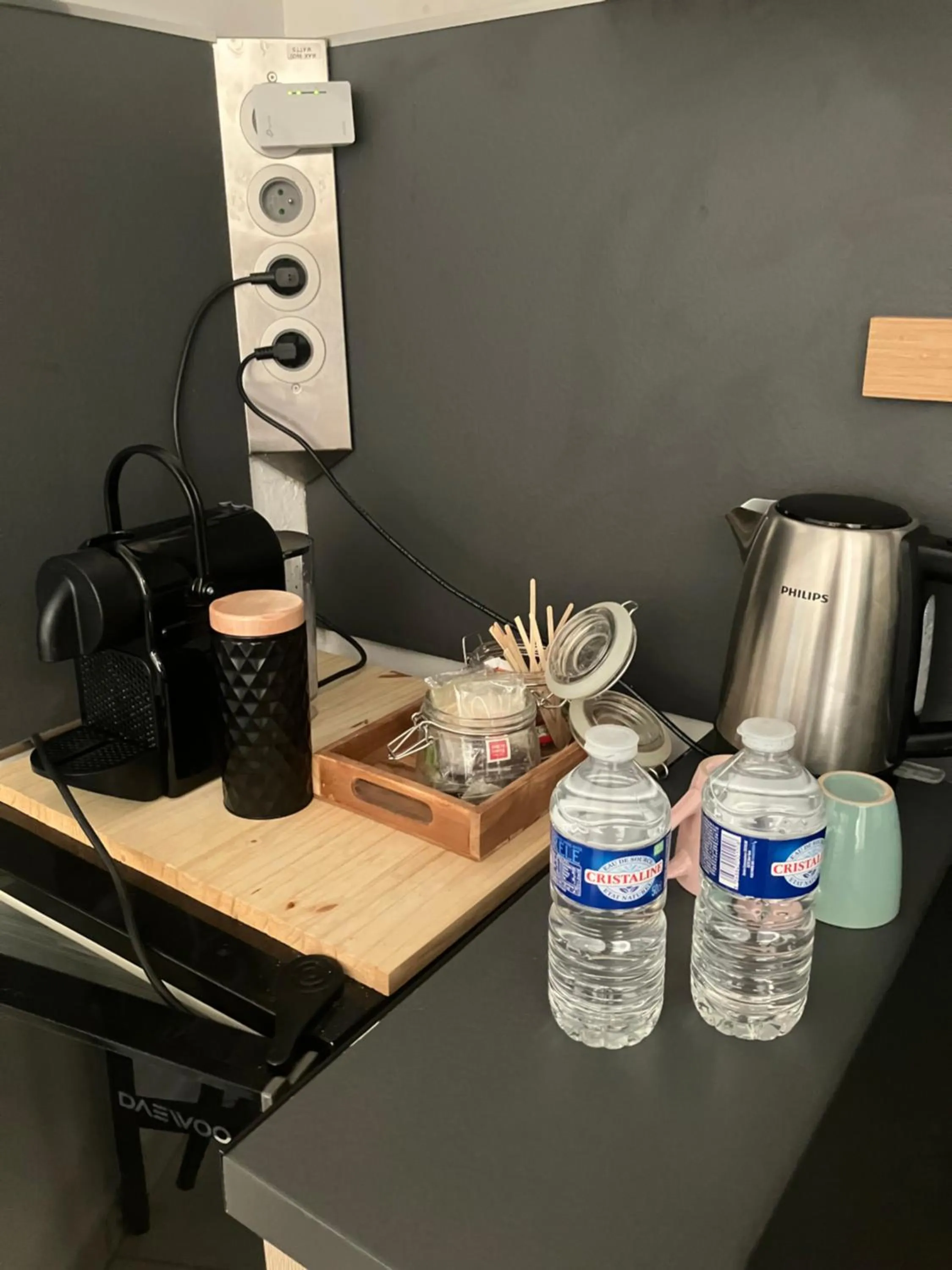 Coffee/tea facilities in La Ferme de Valeuse