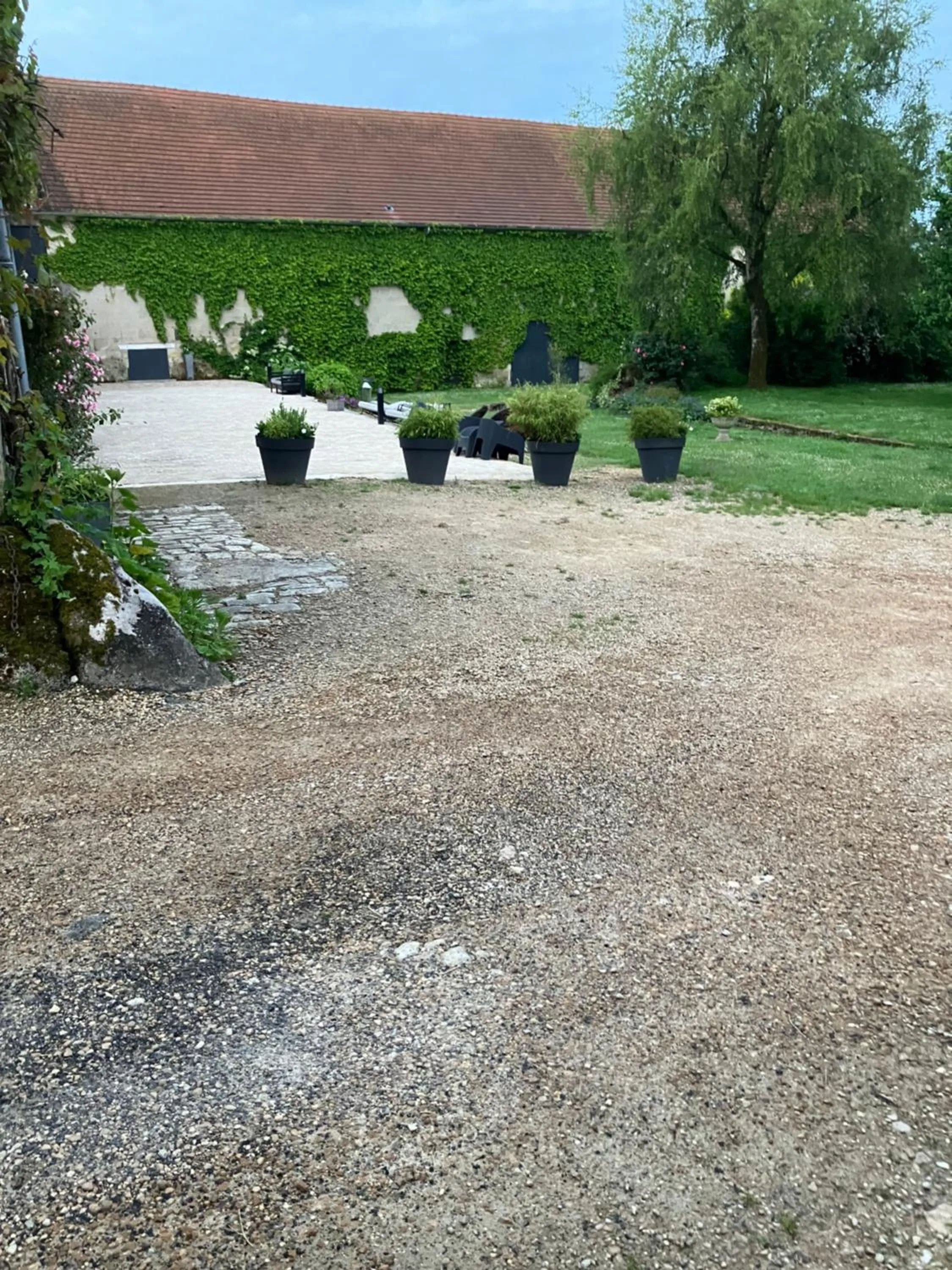 Garden in La Ferme de Valeuse