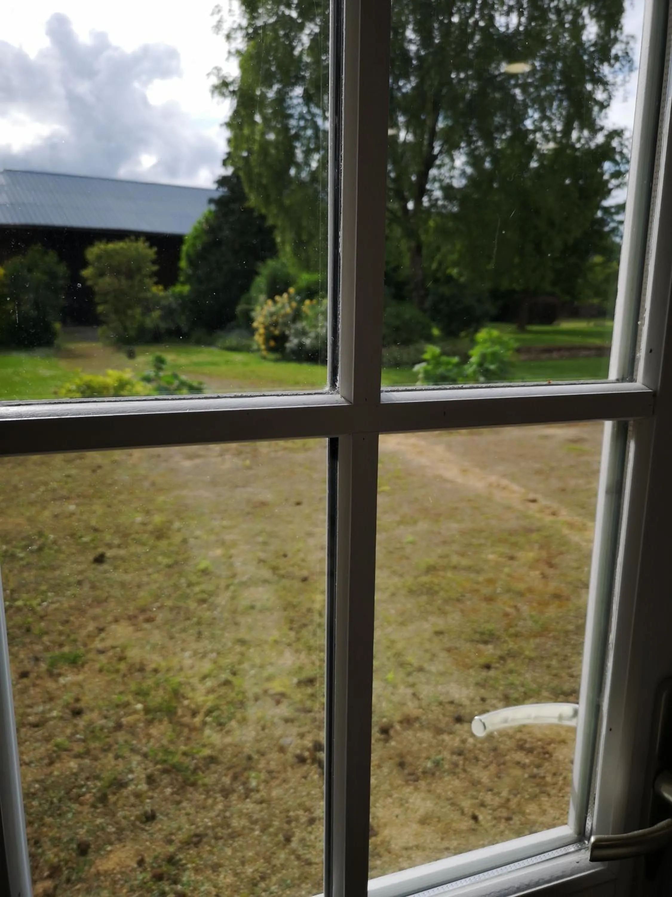 Garden view in La Ferme de Valeuse