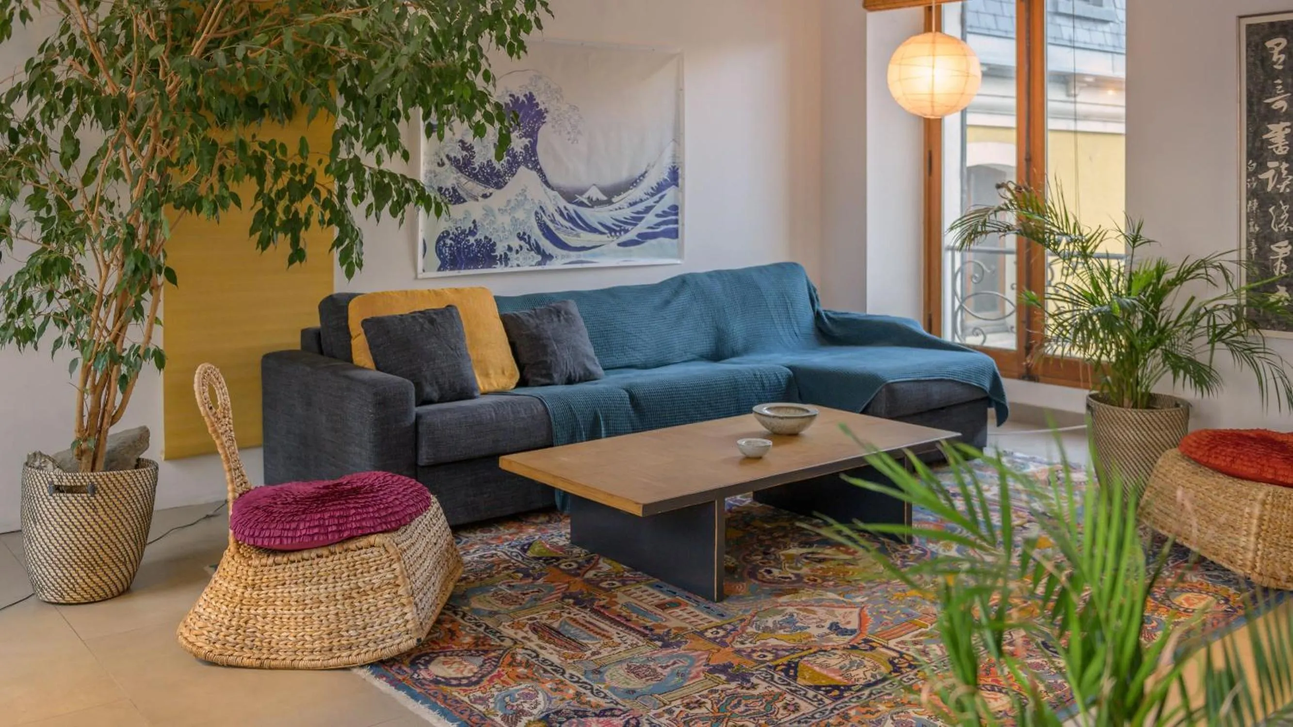 Living room in La Verriere du Baron Greau