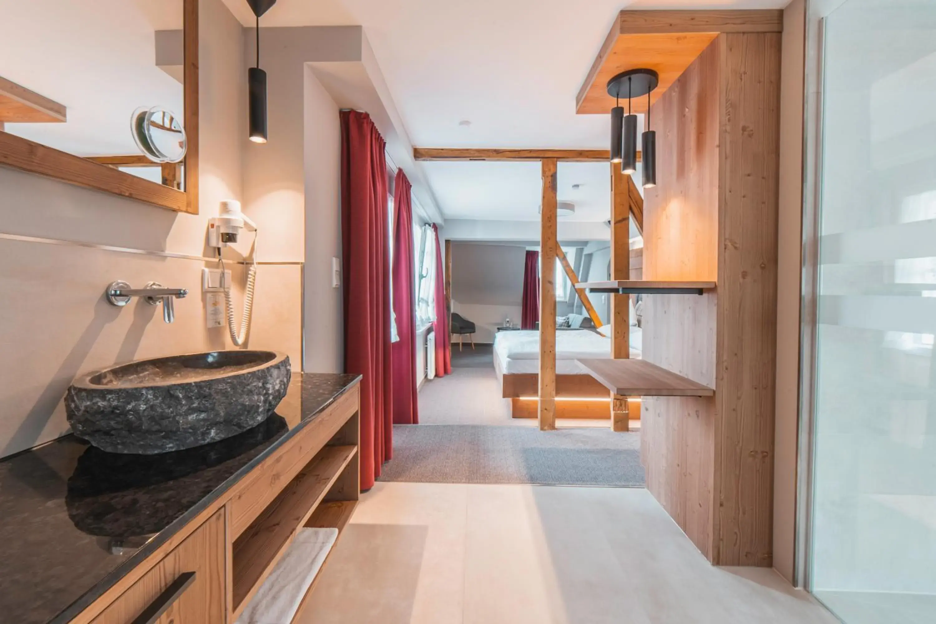 Junior Suite with Balcony in AKZENT Hotel Berg's Alte Bauernschänke- Wellness und Wein Junior Suite with Balcony in AKZENT Hotel Berg's Alte Bauernschänke- Wellness und Wein