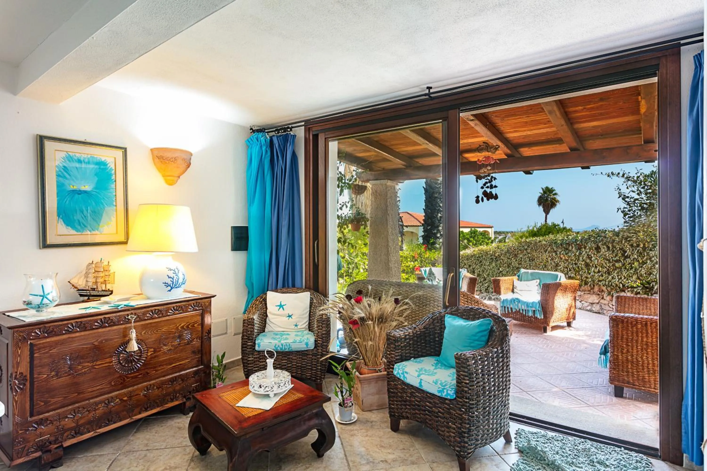 Living room in Casa Gaia al mare