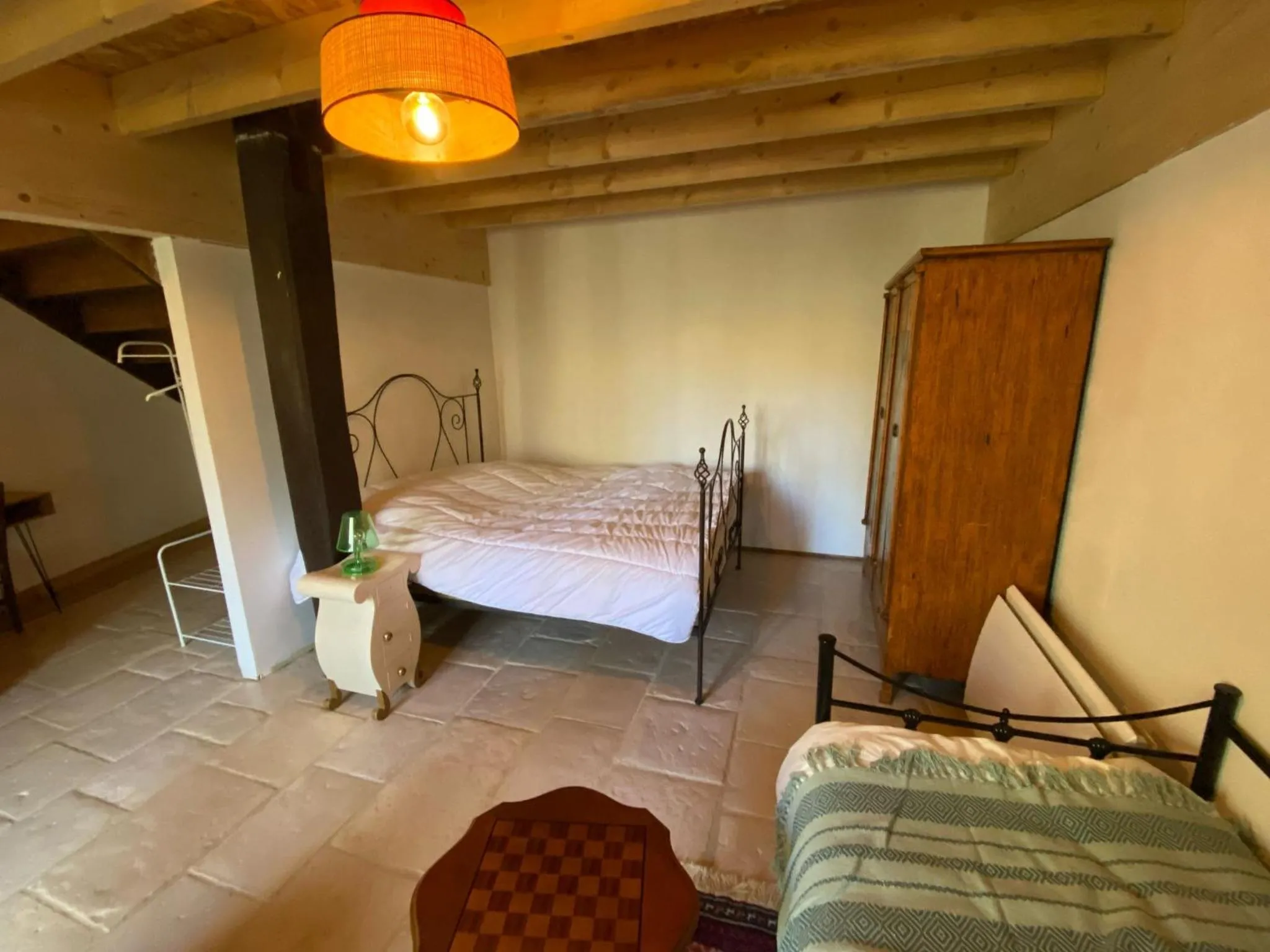 Photo of the whole room, Bed in Moulin sous la Vergne