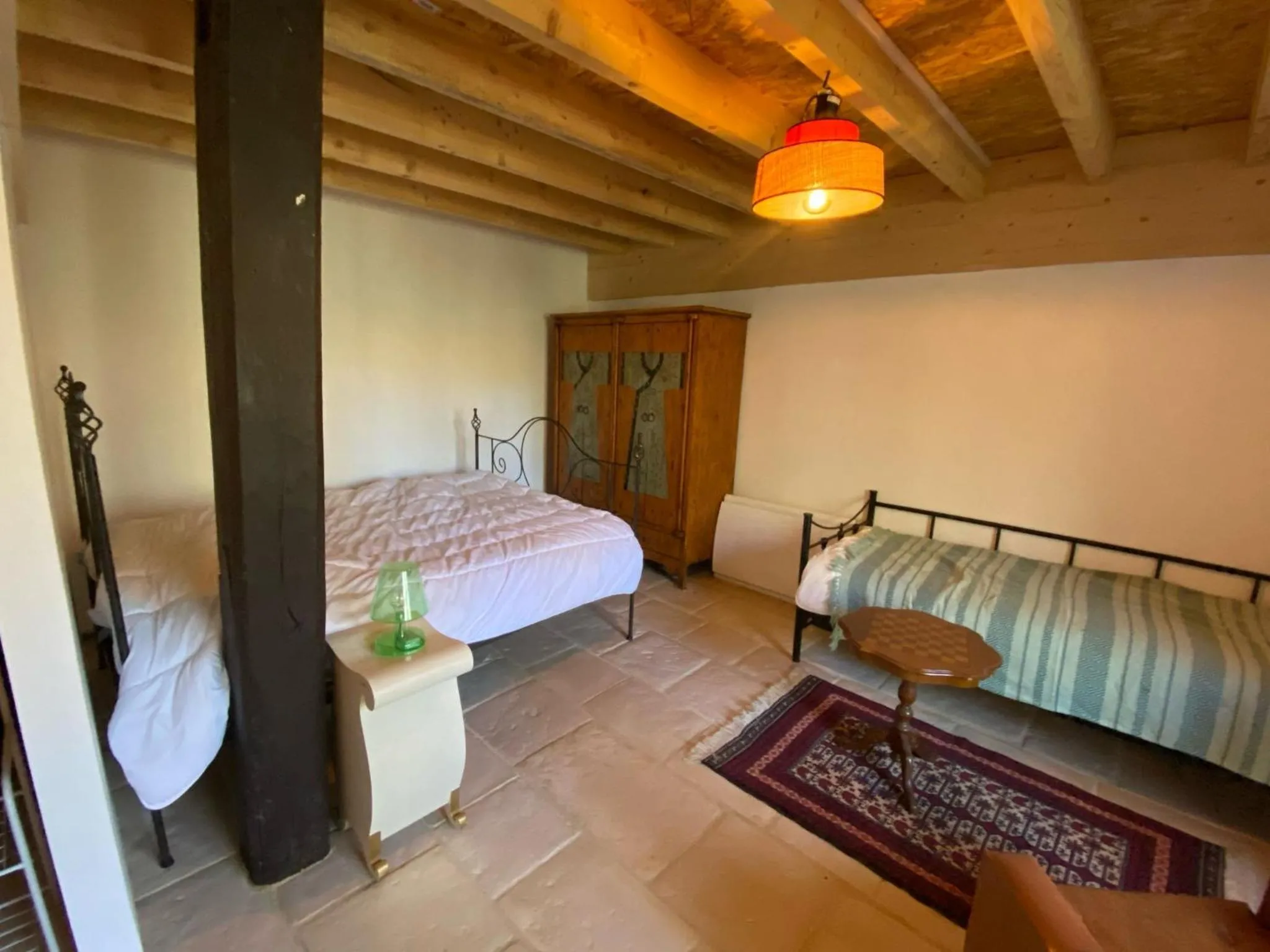 Photo of the whole room, Bed in Moulin sous la Vergne