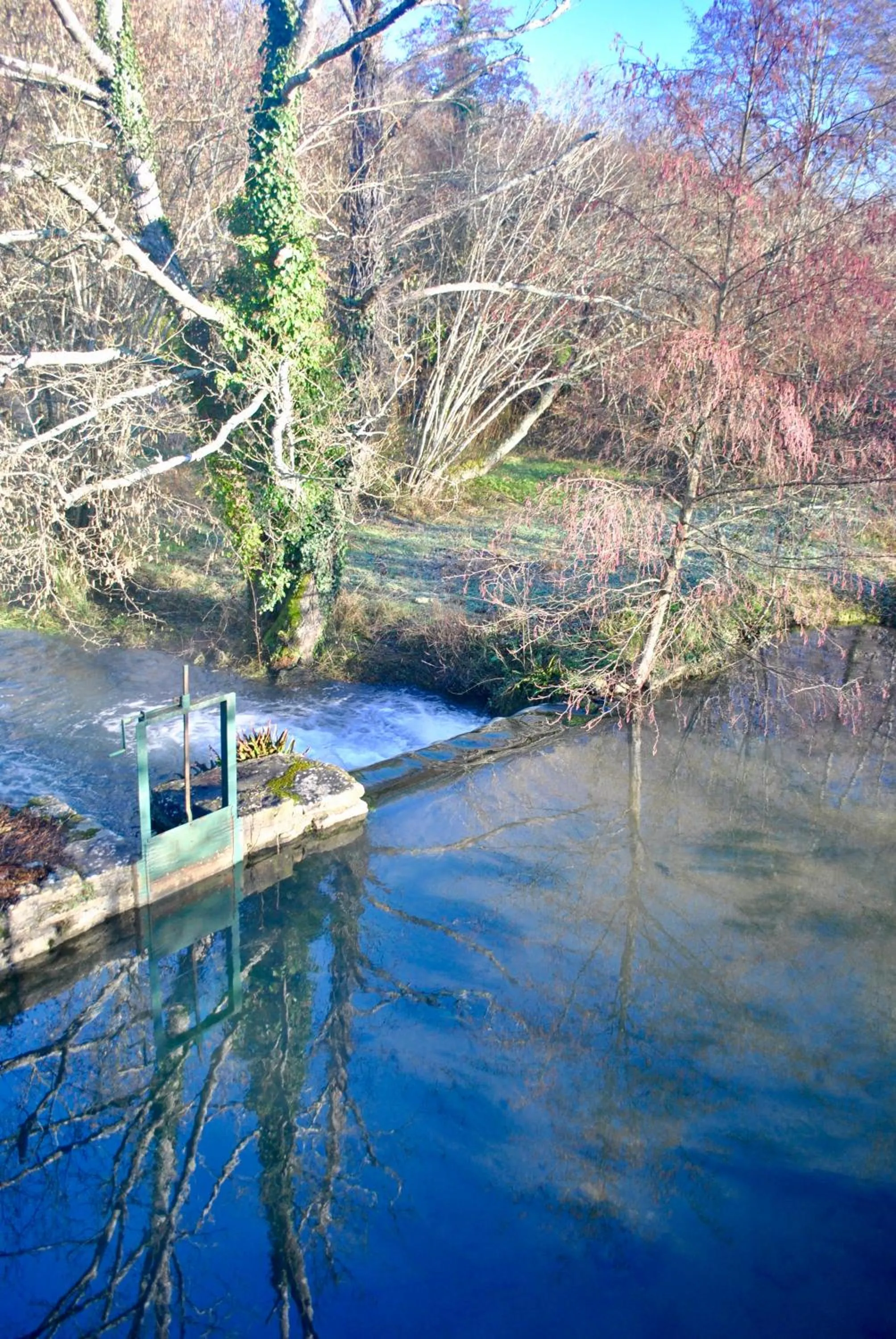 Natural landscape in Moulin sous la Vergne