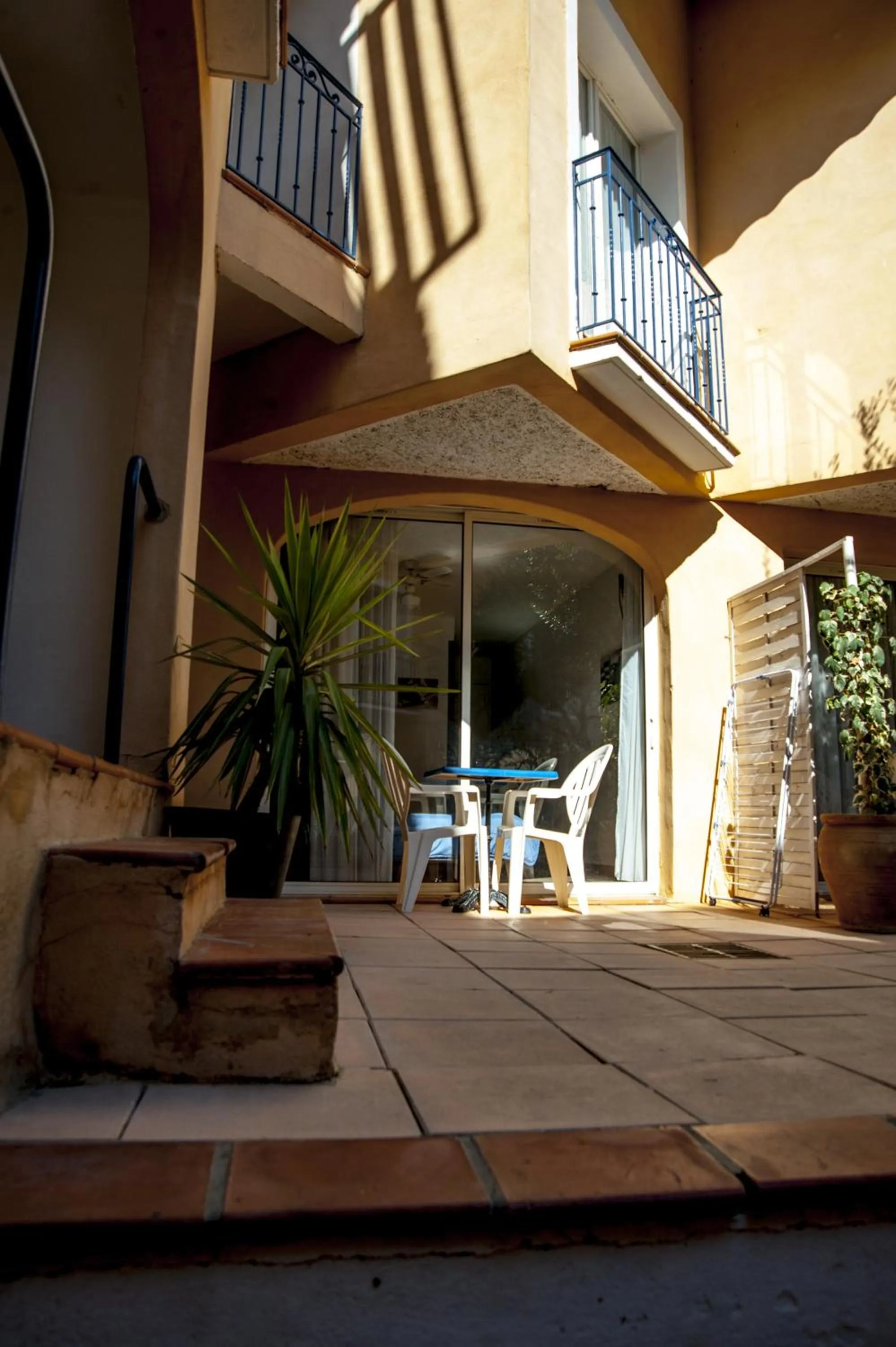 Balcony/Terrace in Hôtel Le Leukos