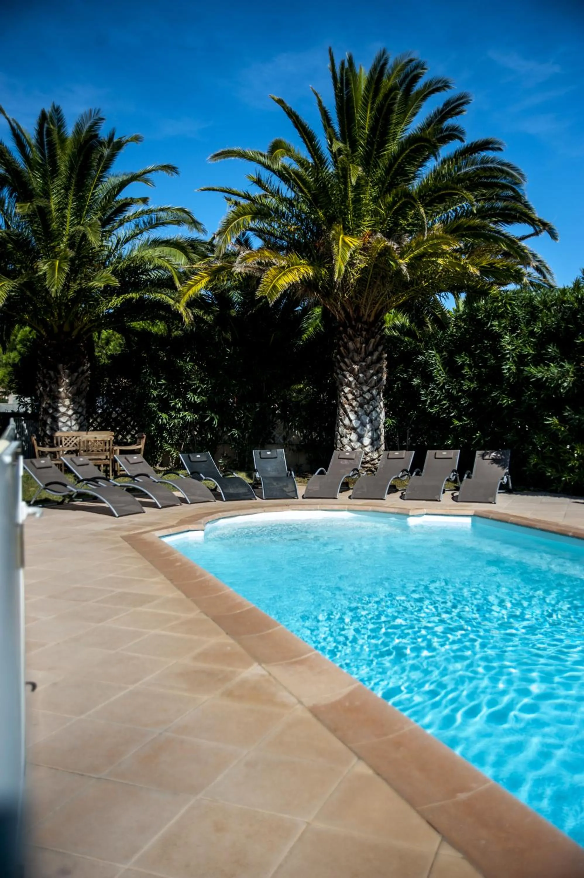 Swimming pool in Hôtel Le Leukos