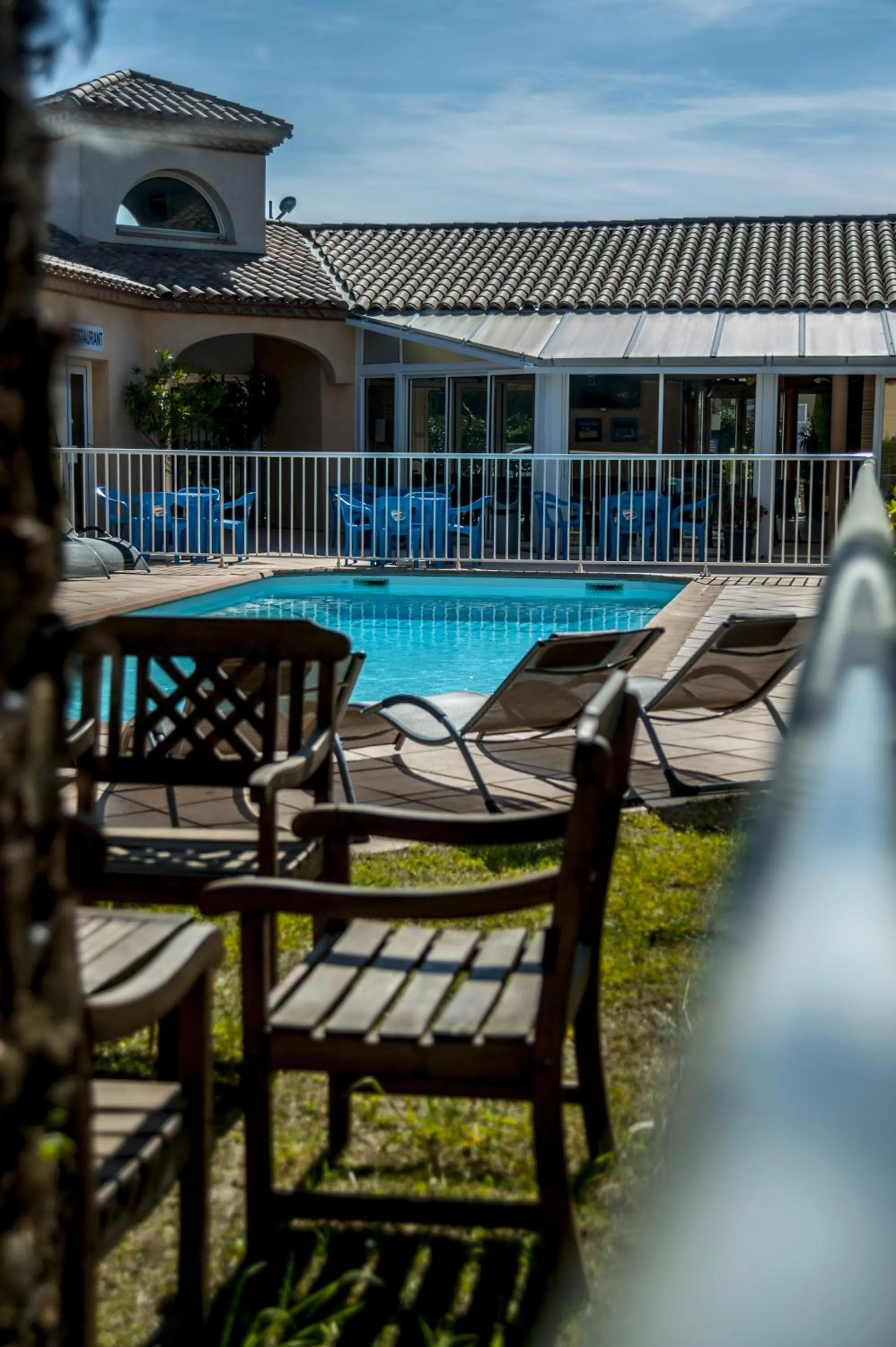Swimming pool in Hôtel Le Leukos