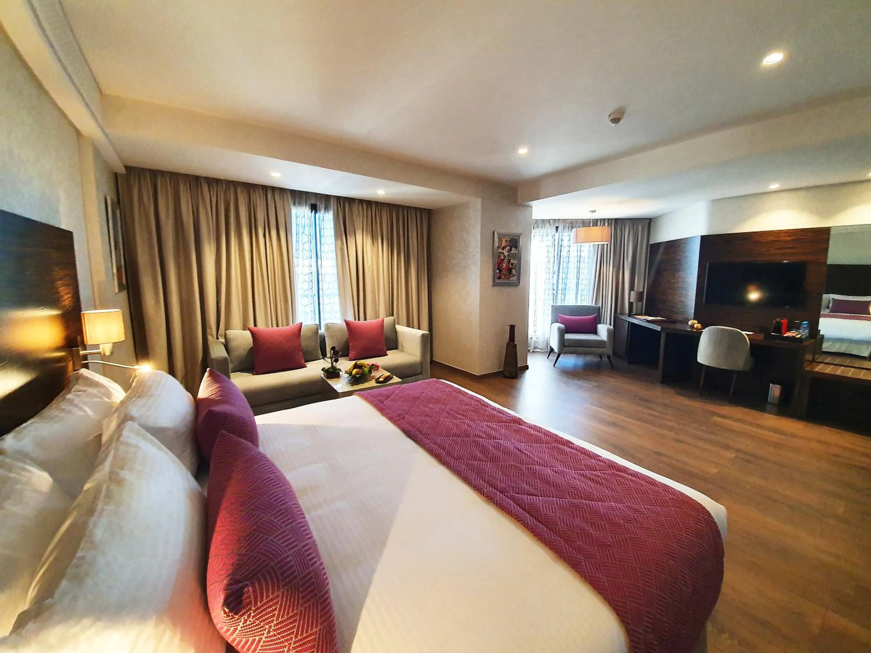 Photo of the whole room, Bed in Nour Plazza Hotel