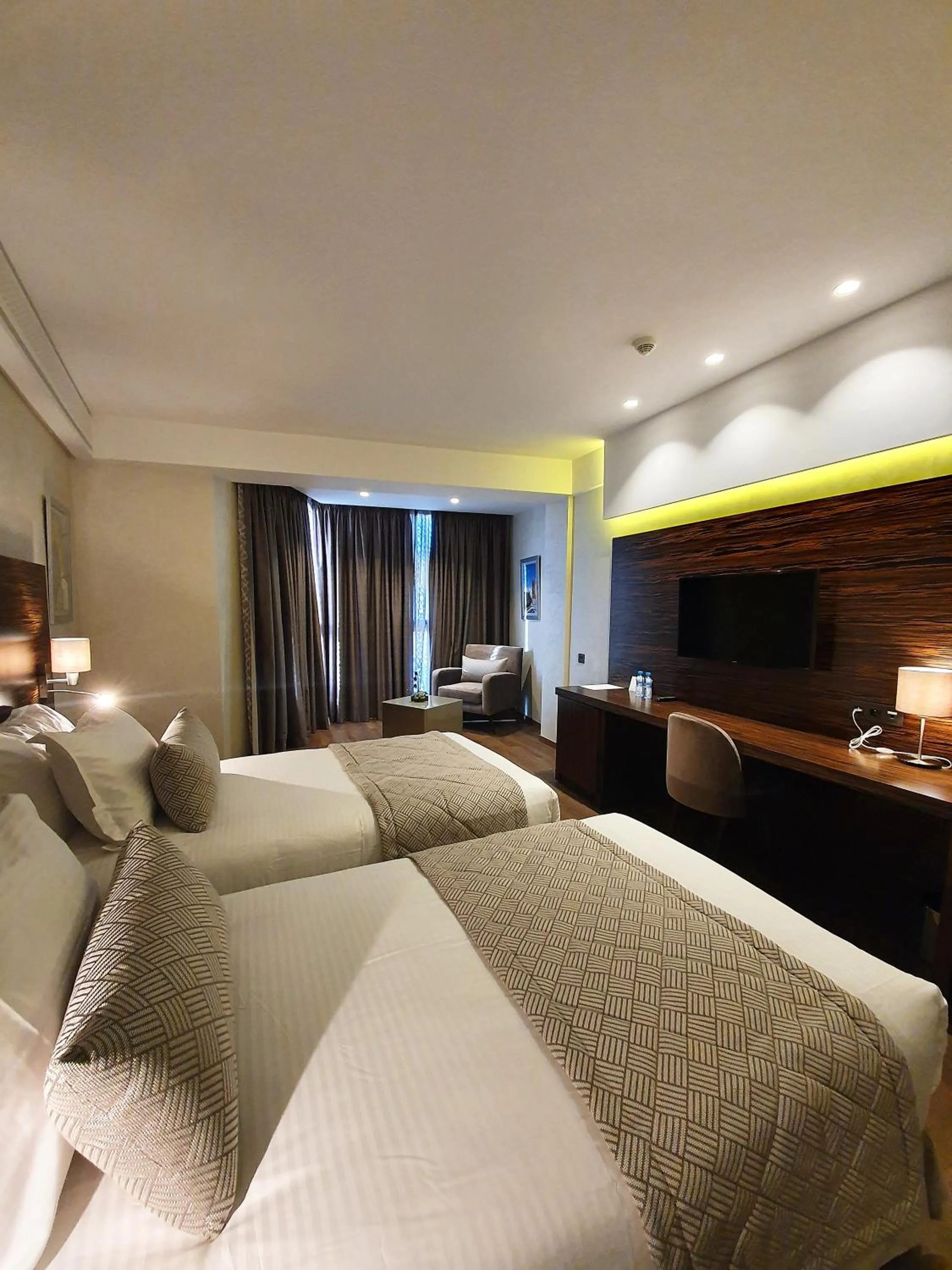 Photo of the whole room, Bed in Nour Plazza Hotel