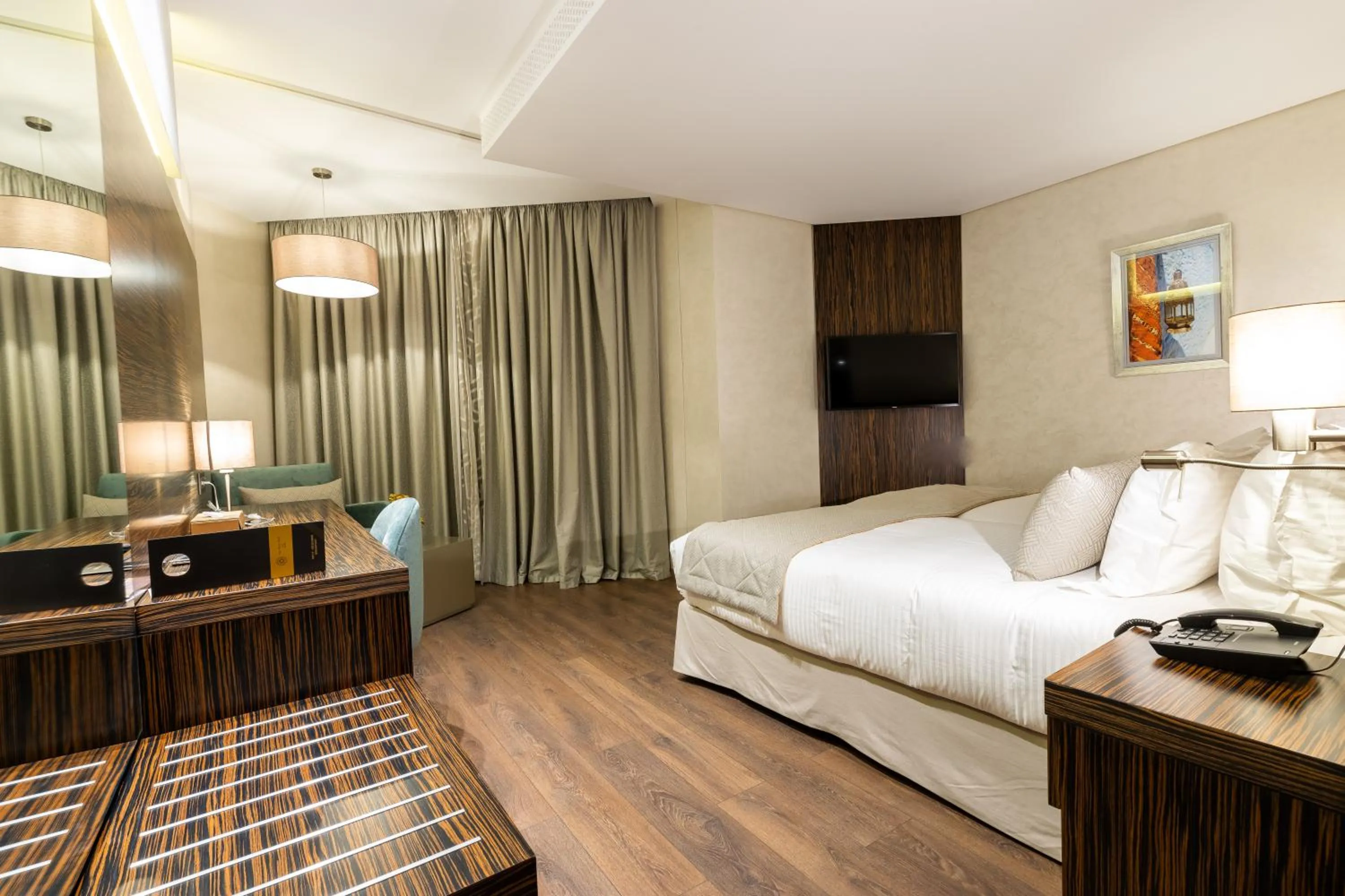 Photo of the whole room, Bed in Nour Plazza Hotel