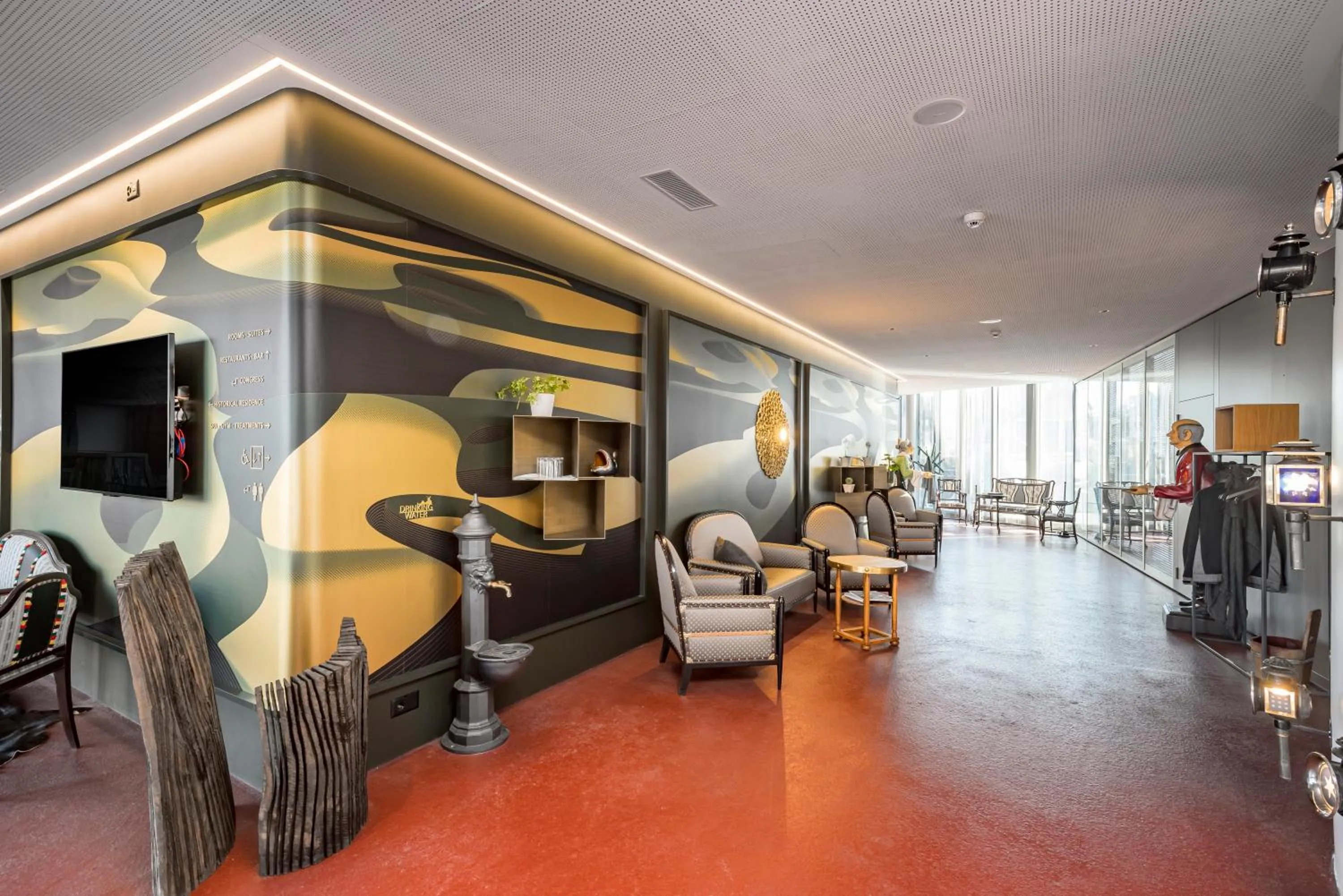 Communal lounge/ TV room in HIRSCHEN OBERKIRCH - Design Boutique Hotel