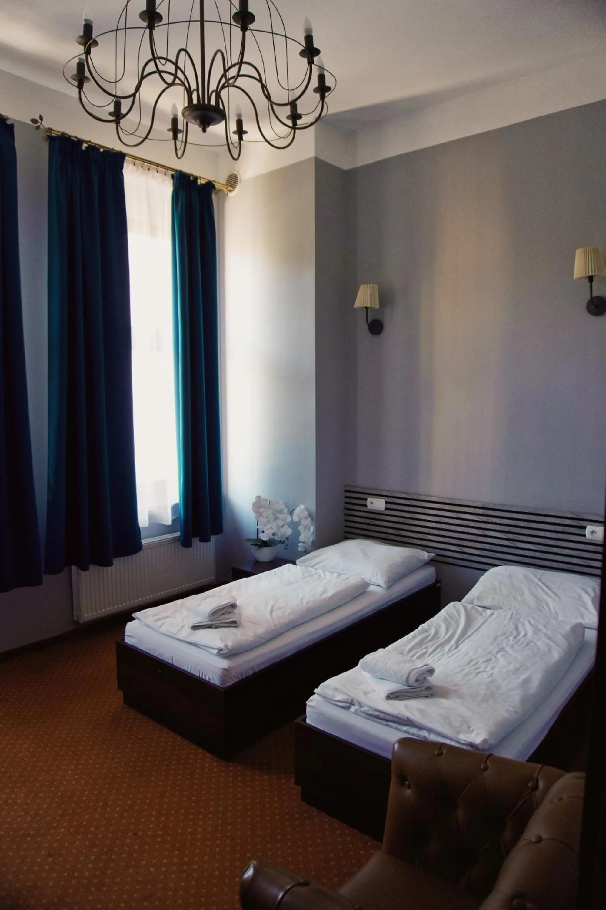 Bed in Legnicki Browar Książęcy Hotel i Restauracja