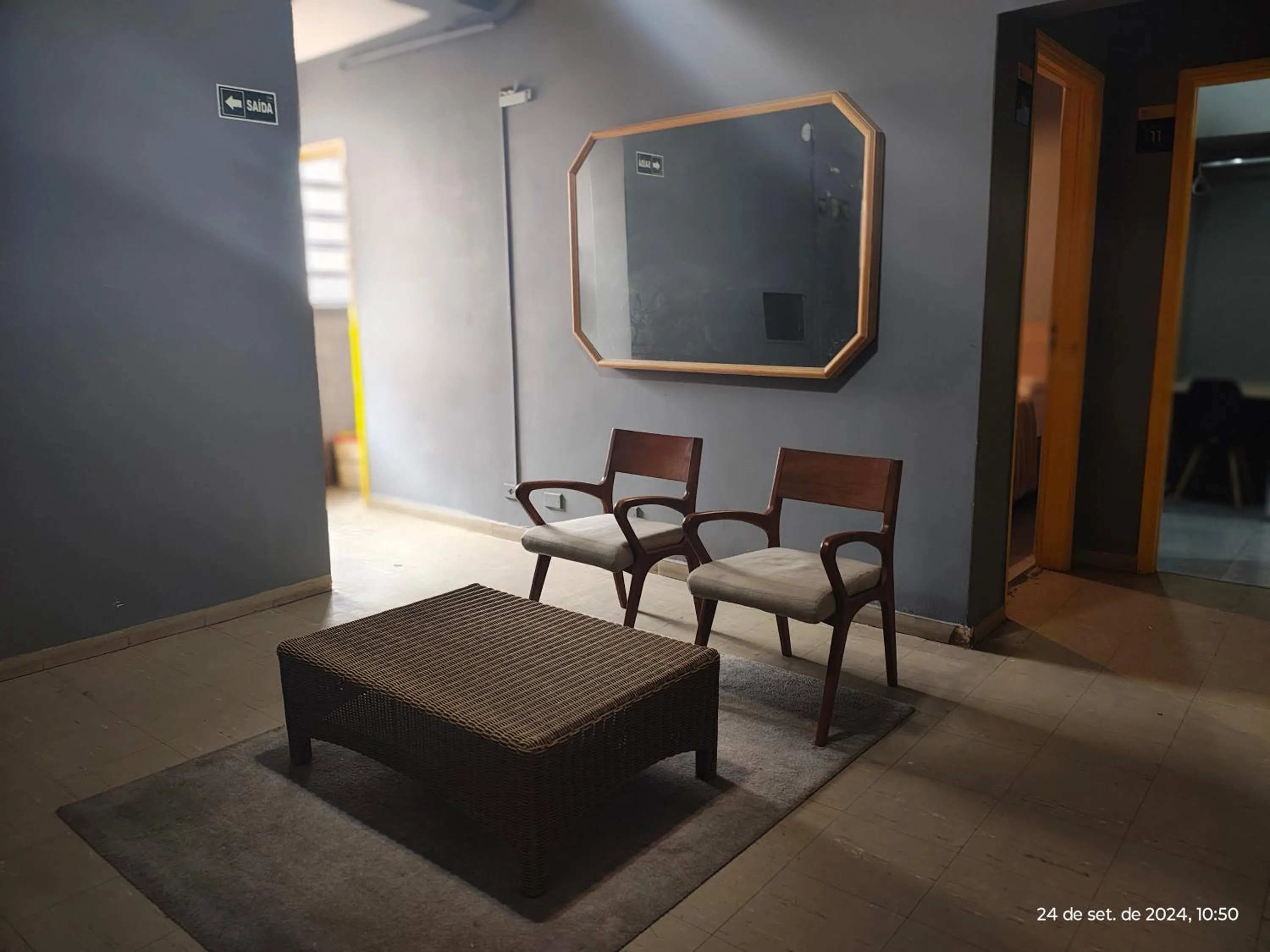 Seating area in Marinus Hotel